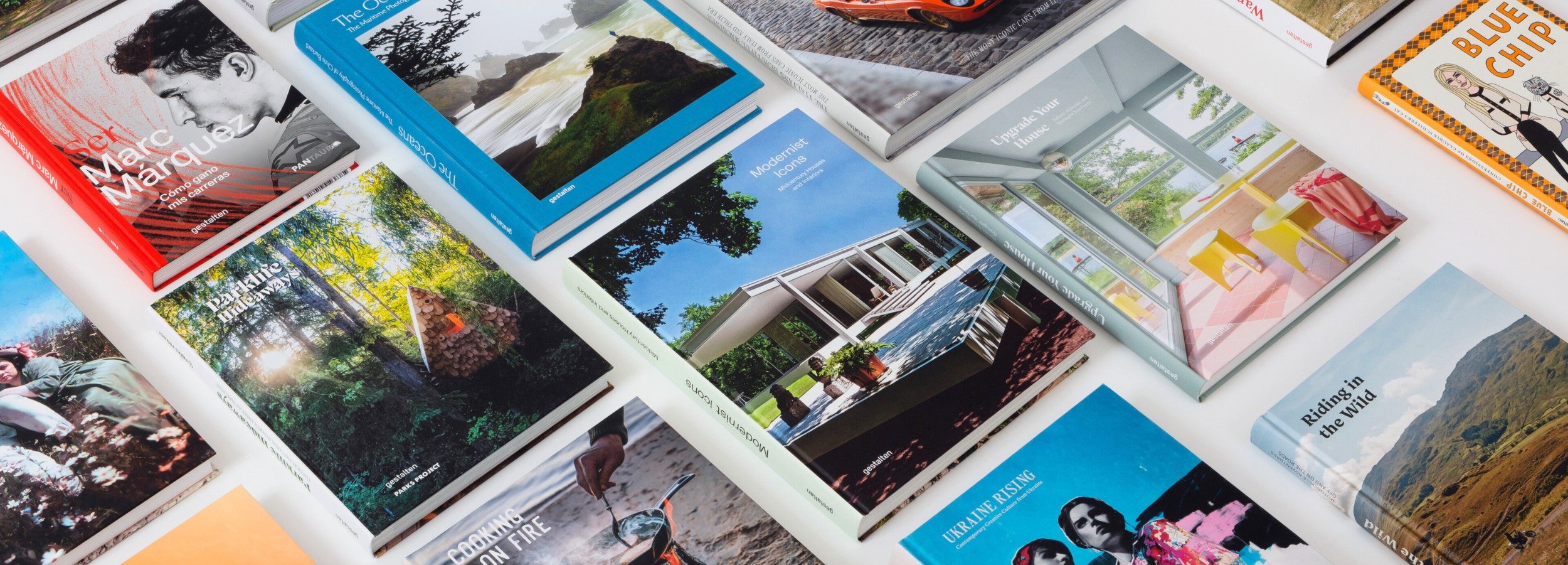 Collage of travel brochures with various destinations and activities.