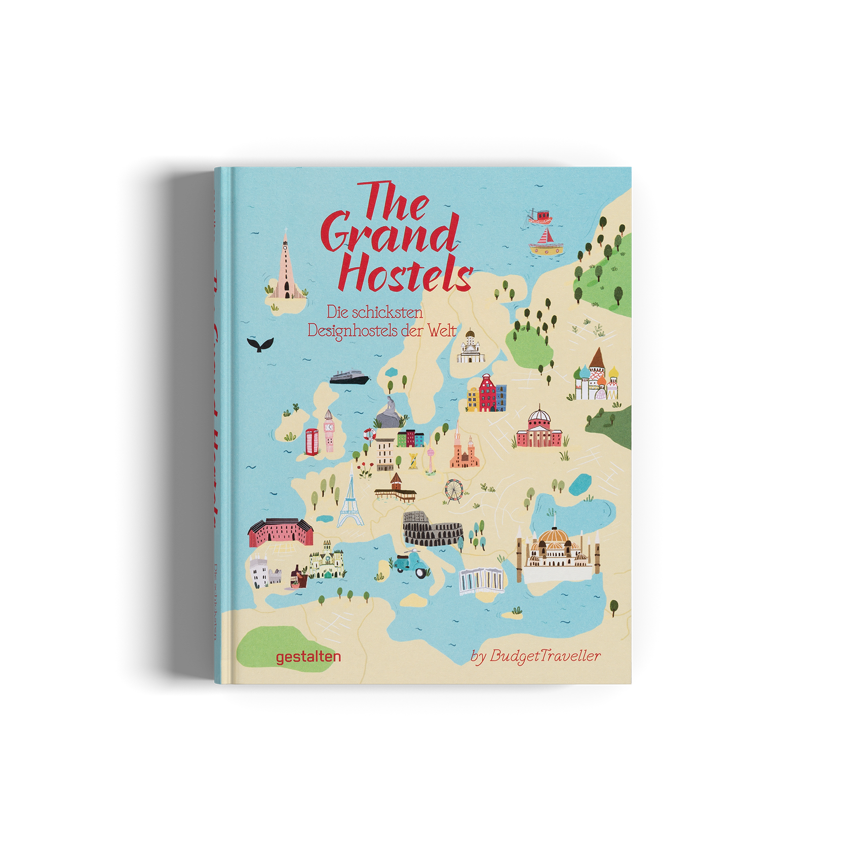 GrandHostels BudgetTraveller Luxury Hostels book gestalten hostels travel cover