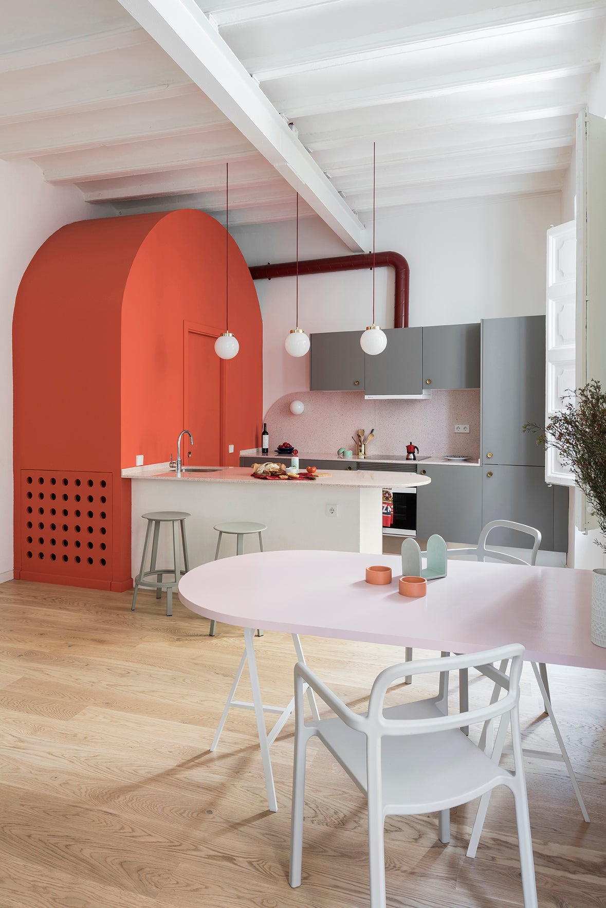 Kitchen Interior of a contemporary home in Kitchen Living