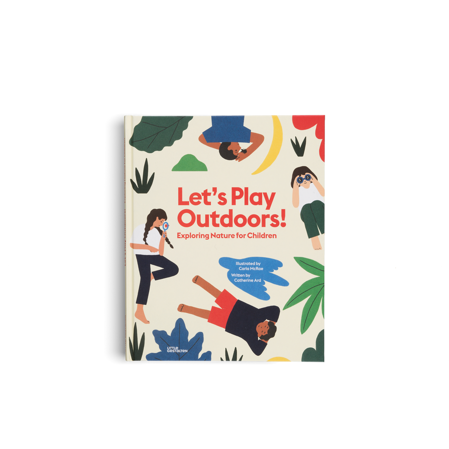 Let's play outdoors a children's book by little gestalten