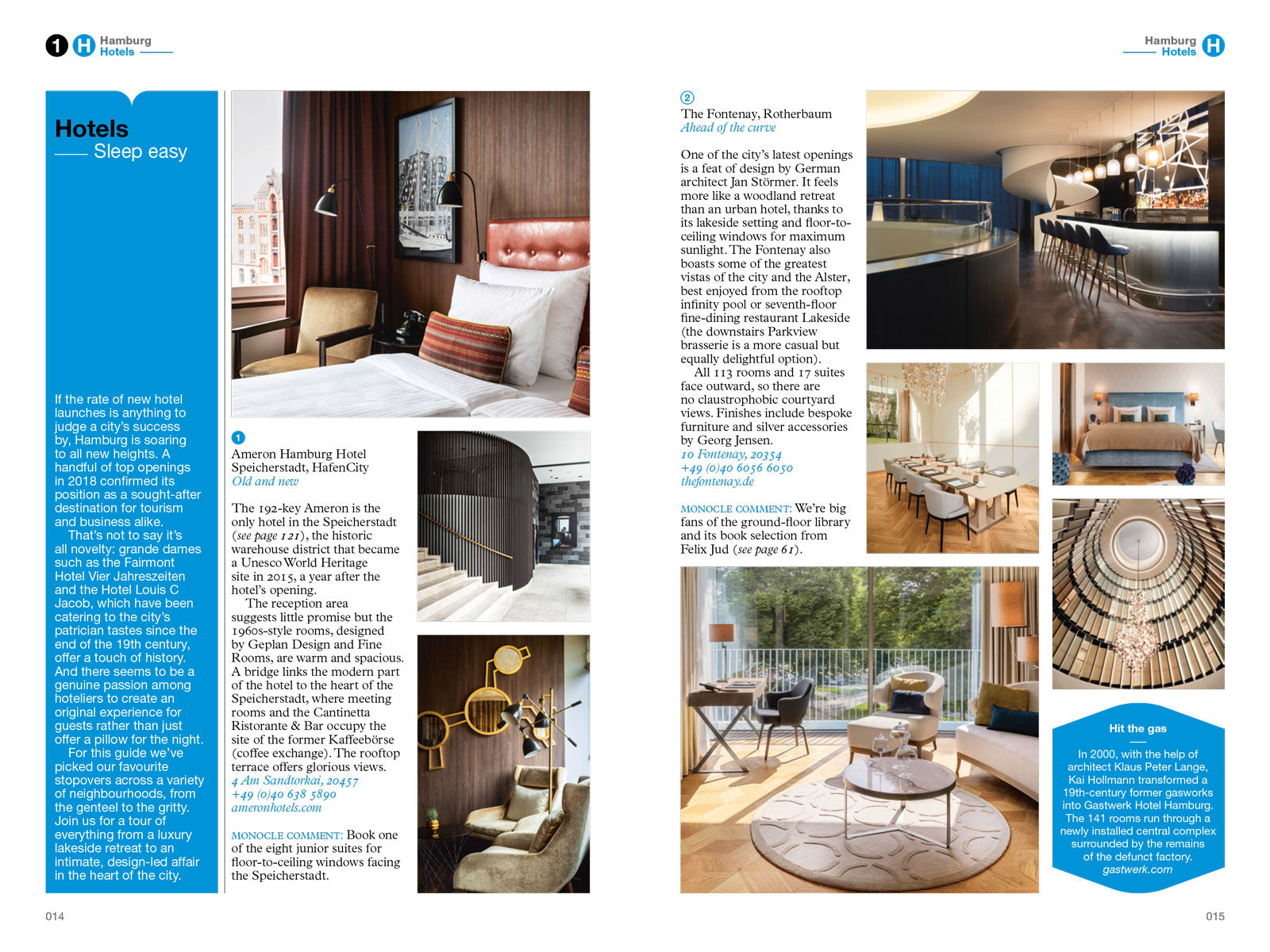 Hotels in The Monocle Travel Guide to Hamburg