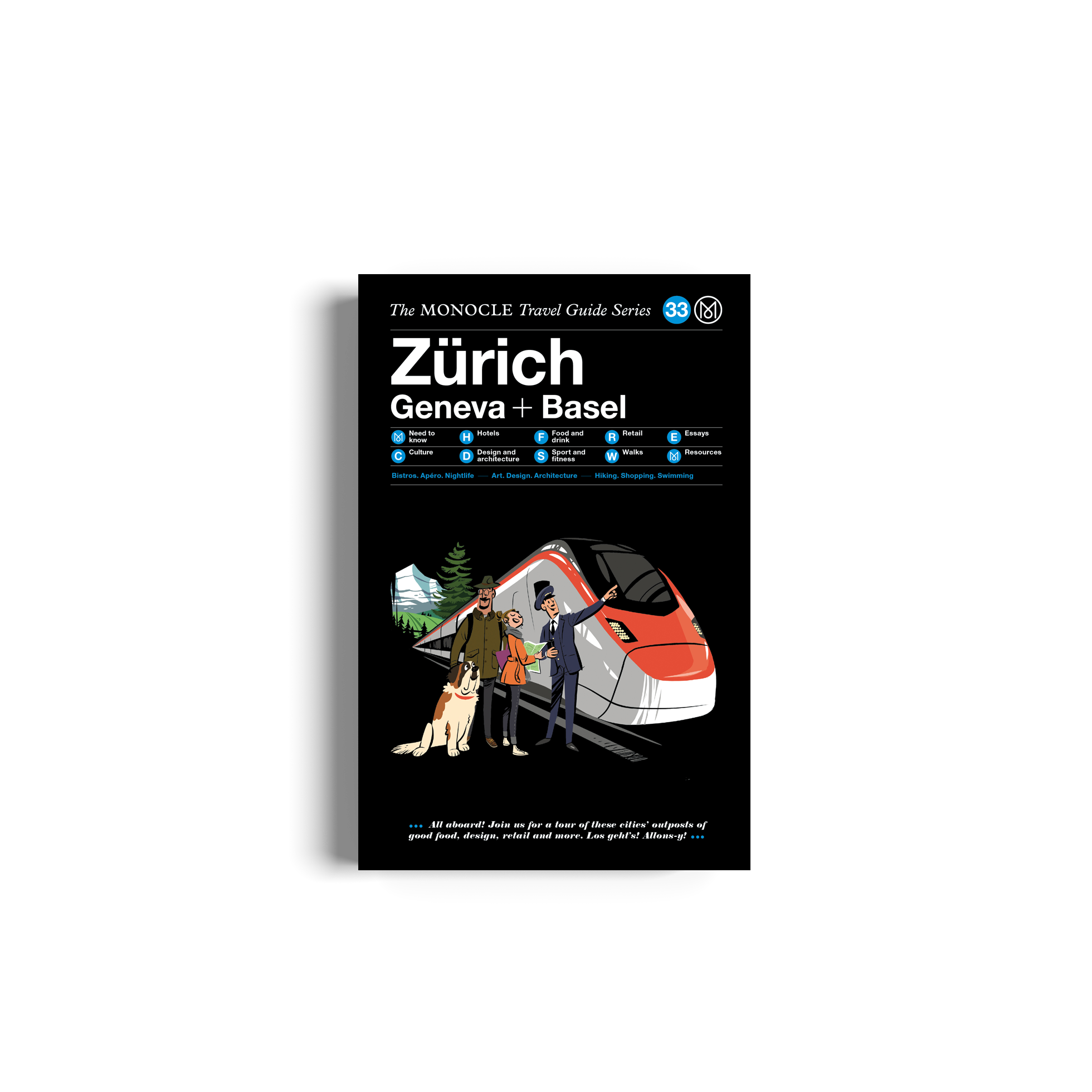 A travel guide to Zurich, Basel and Geneva by Monocle and gestalten