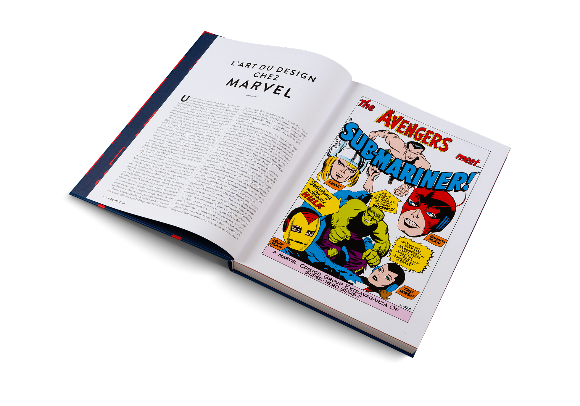 Découvrez l'art du design chez Marvel dans le livre Marvel - Une histoire de design par gestalten.
