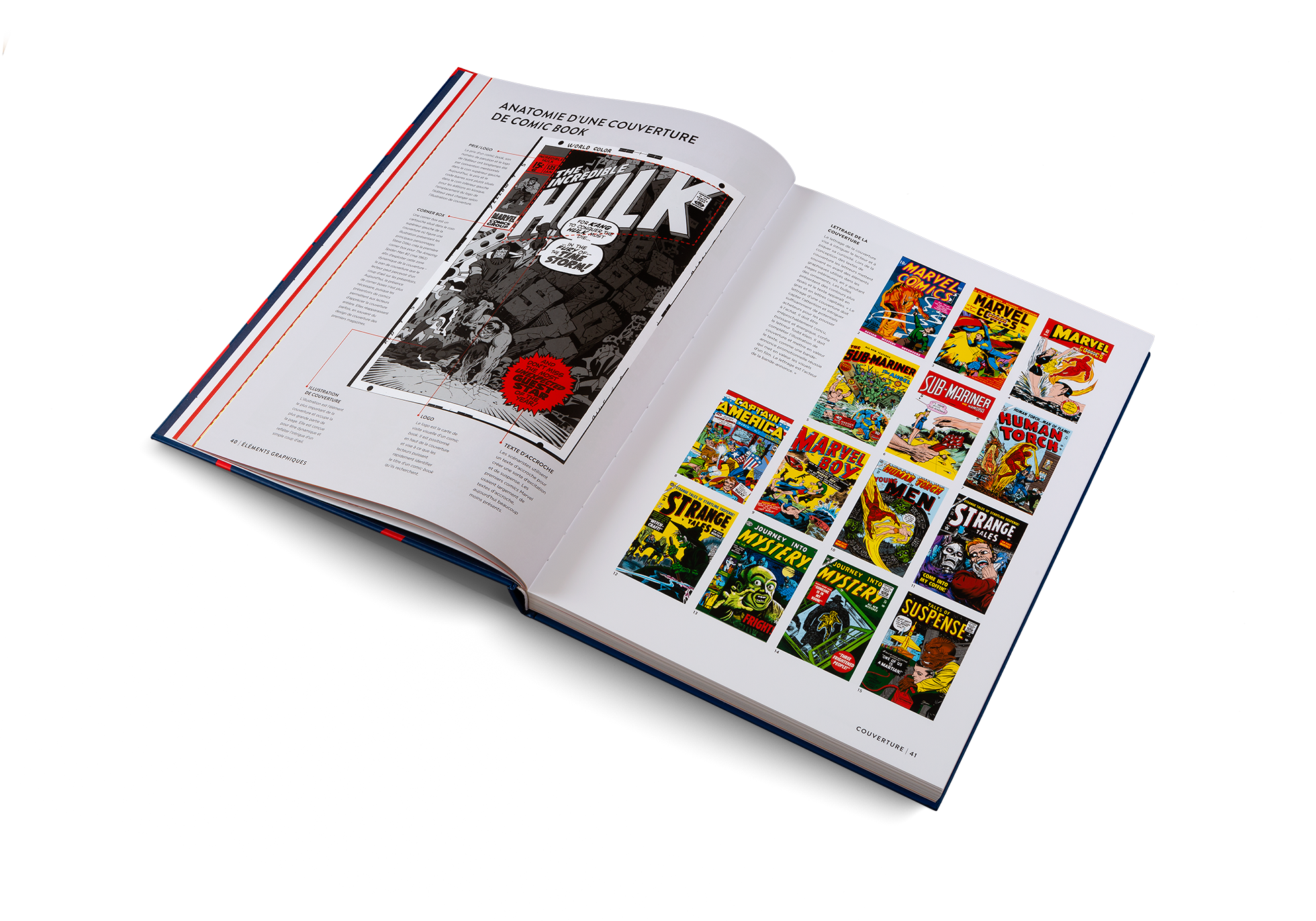 Anatomie d'une couverture de comic book dans Marvel - Une histoire de design par gestalten.
