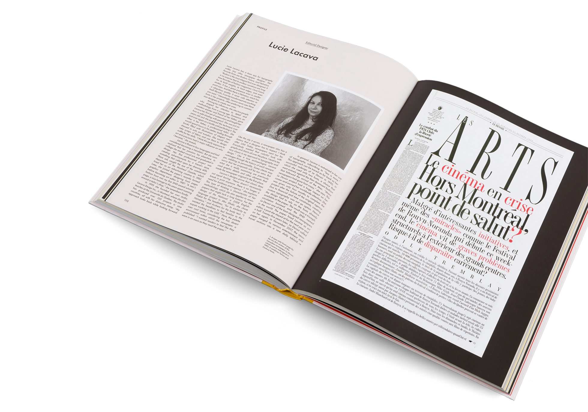 Lucie Lacava editorial designer in Newspaper Design