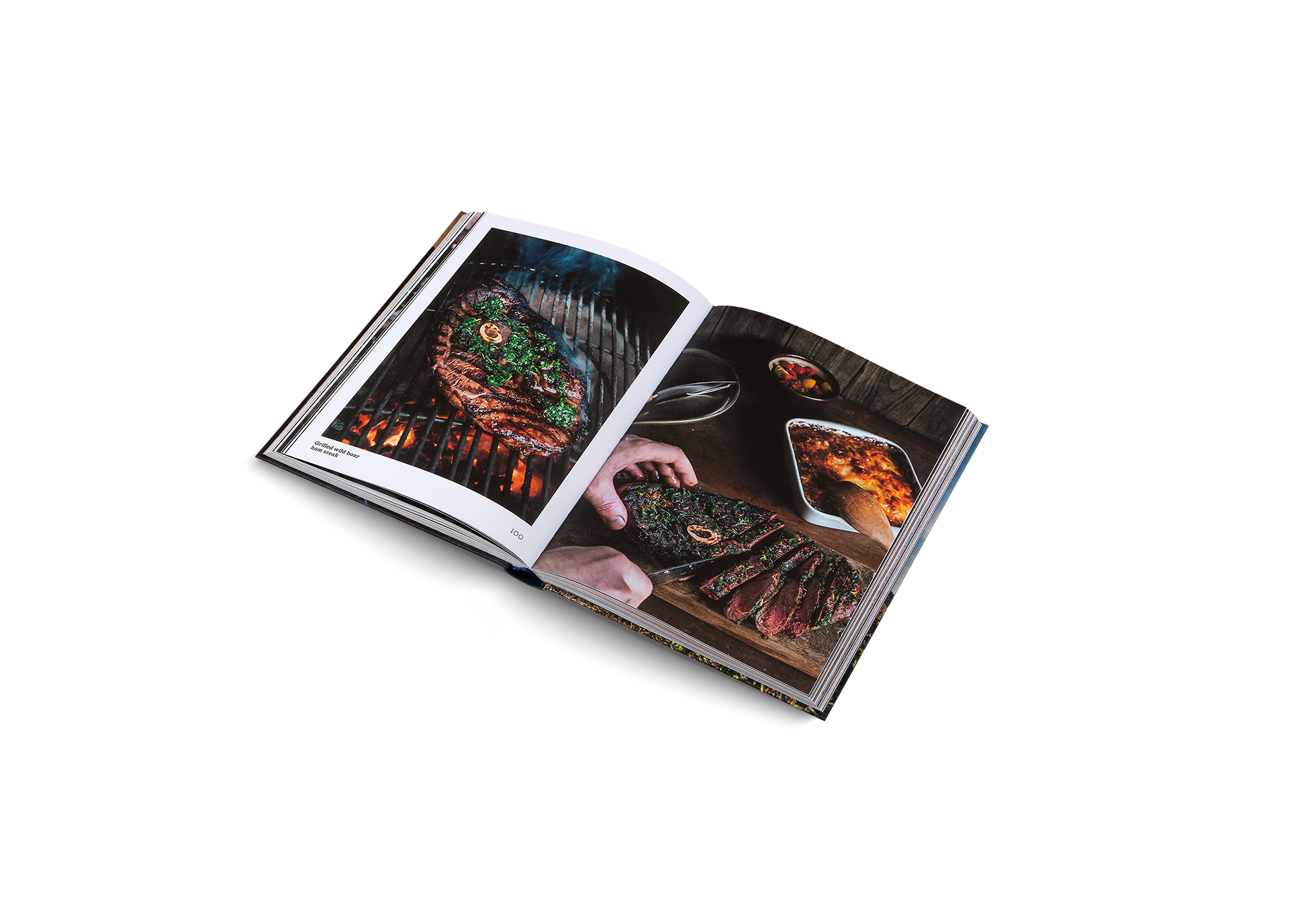 Grilled wild boar ham steak, a delicious recipe from The Wild Game Cookbook.
