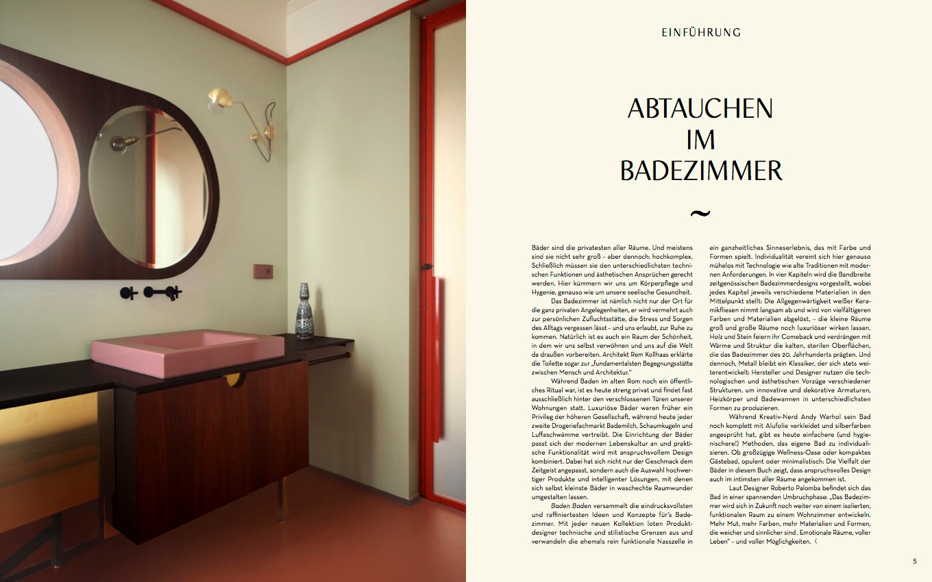 Baden Baden gestalten buch innenarchitektur design badezimmer architektur