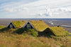 Bauernhäuser mit Grasdächern in Sel nahe des Eingangs zum Skaftafell-Schutzgebiet.