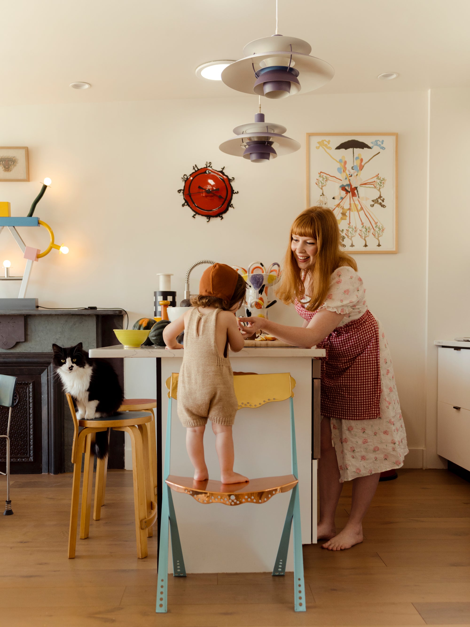 A joyful apartment with a strong visual identity in the heart of Brooklyn.