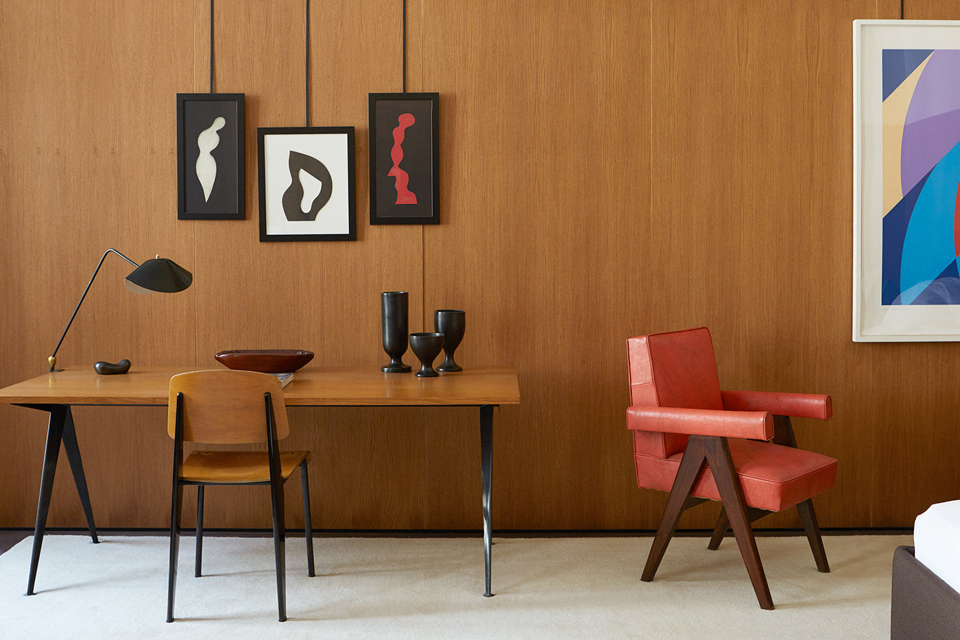 Curator Emmanuel de Bayser's Midcentury Residence. Photo: Pelle Crépin