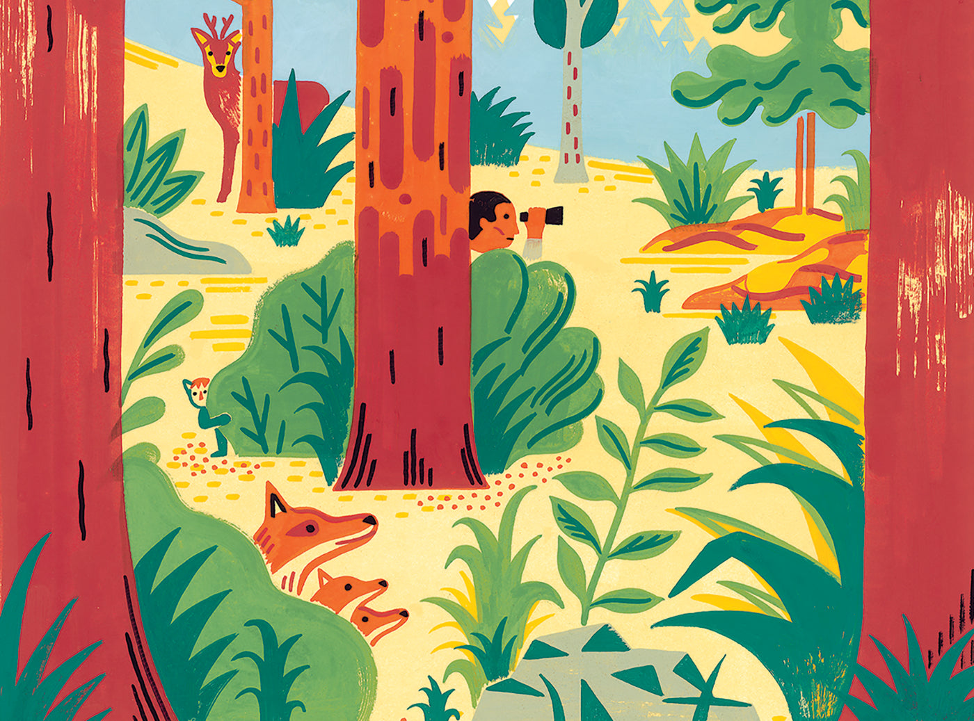 MASKS IN THE FOREST A STORY TOLD WITH MASKS Published by gestalten 