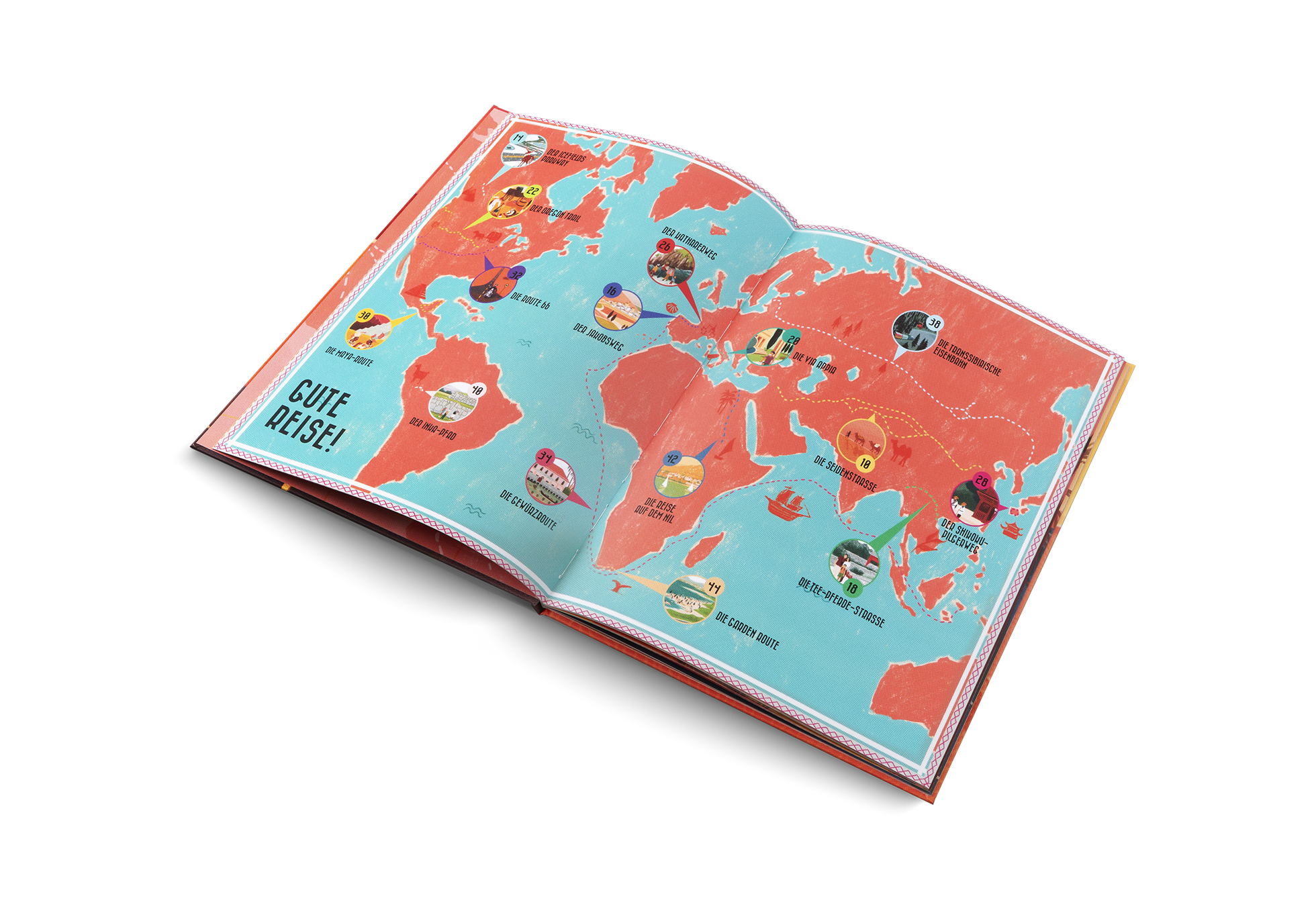 Berühmte Reiserouten