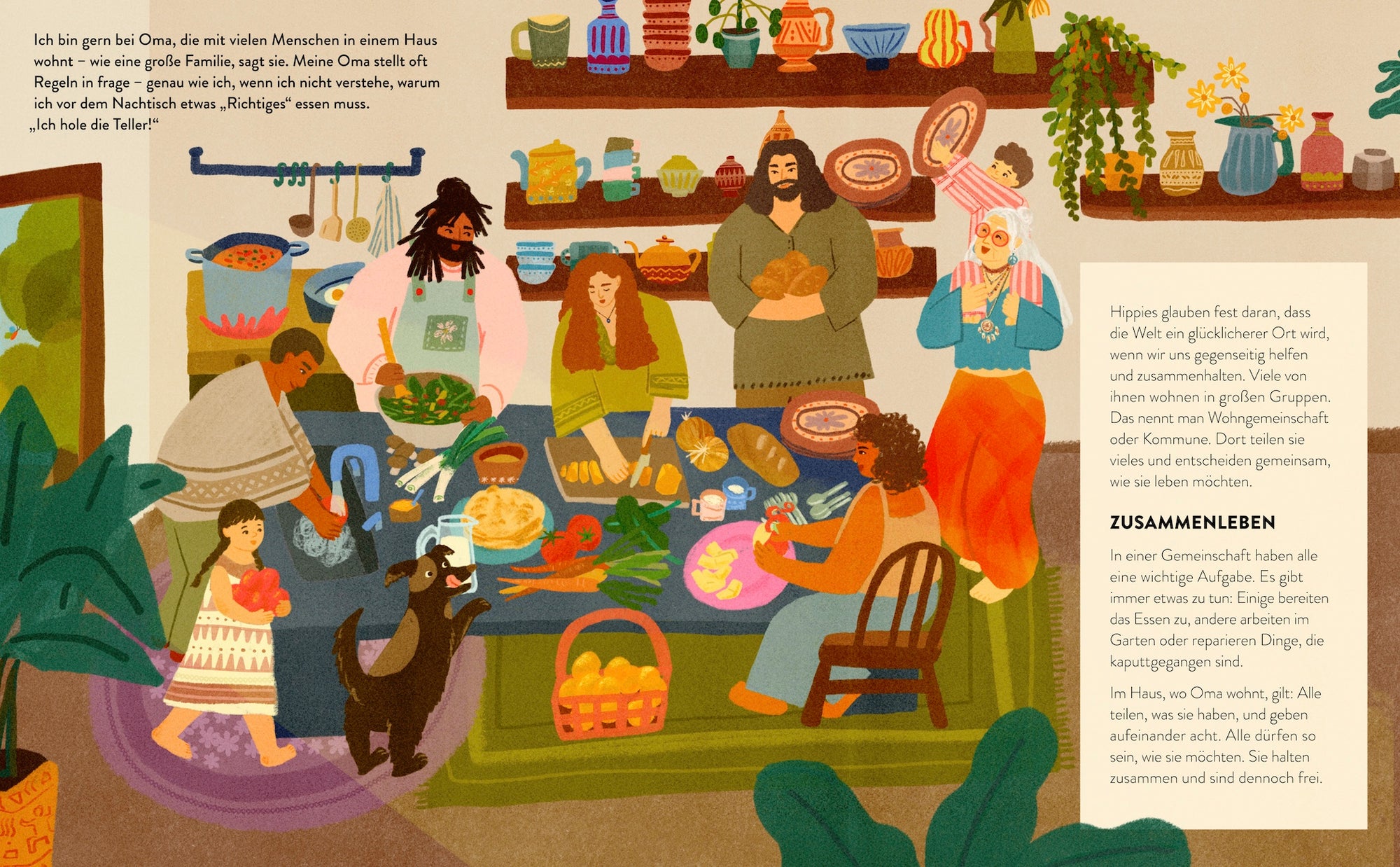 Oma ist ein Hippie