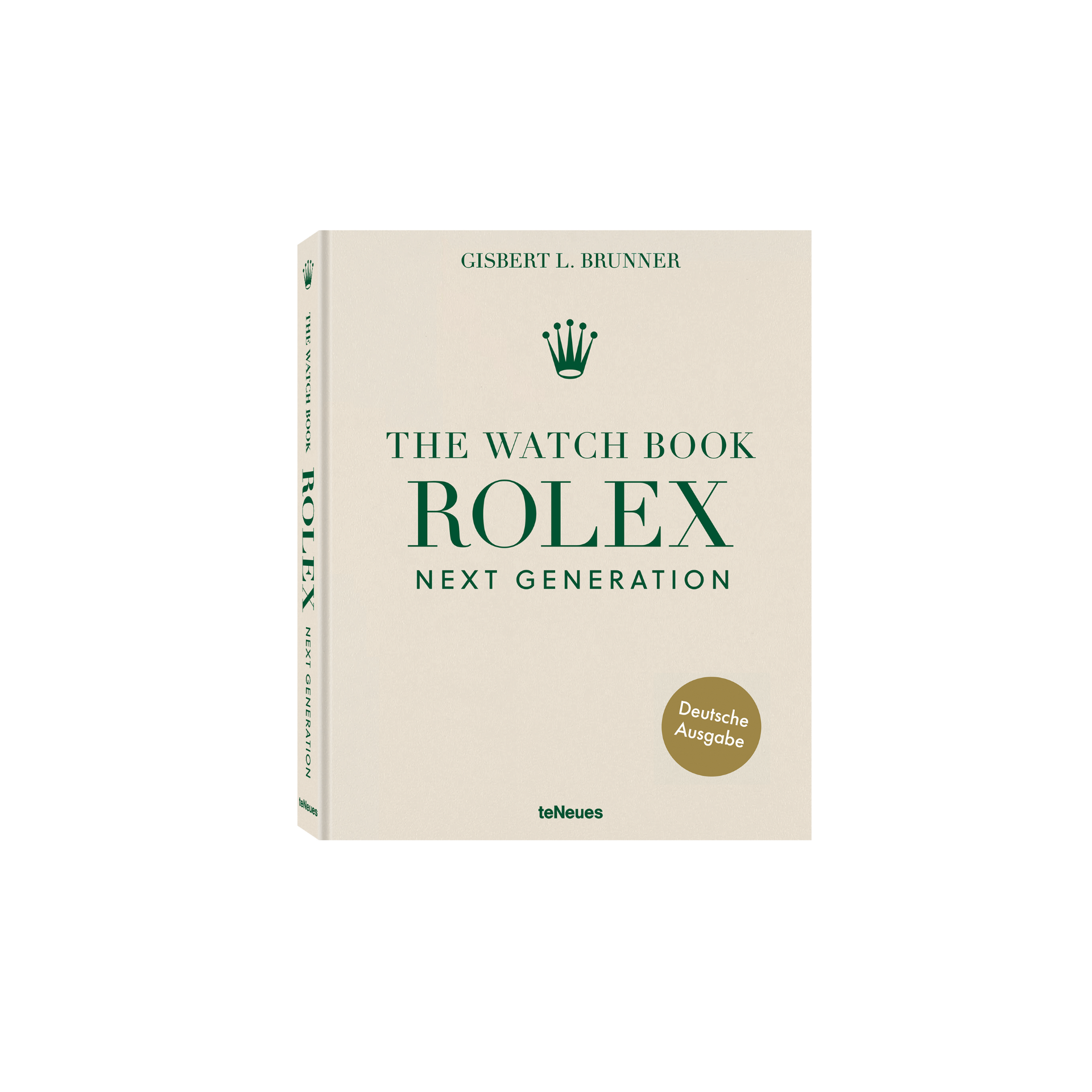 Book titled 'The Watch Book Rolex Next Generation' with Rolex logo on a white background