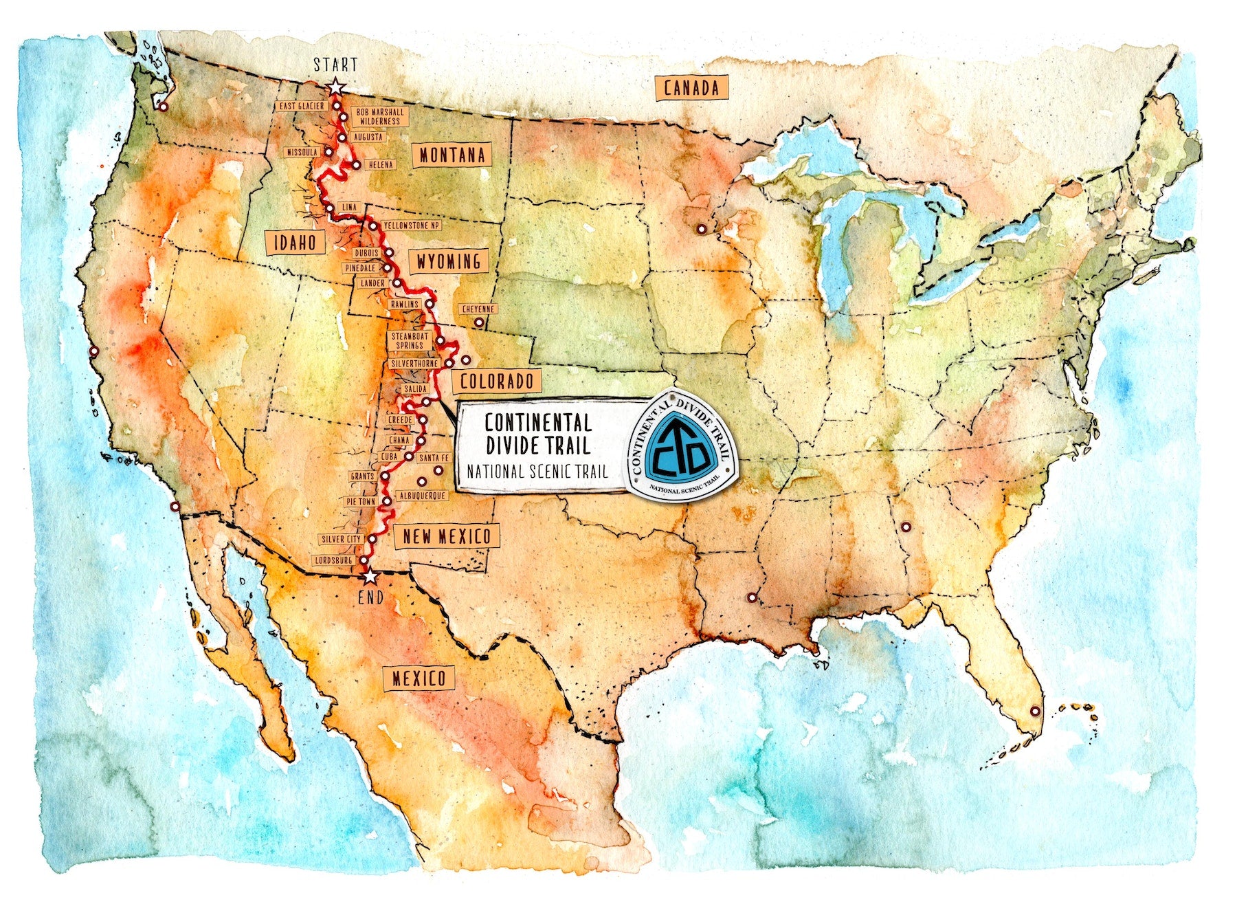 The Great Divide – Walking the Continental Divide Trail | by gestalten -  gestalten EU Shop