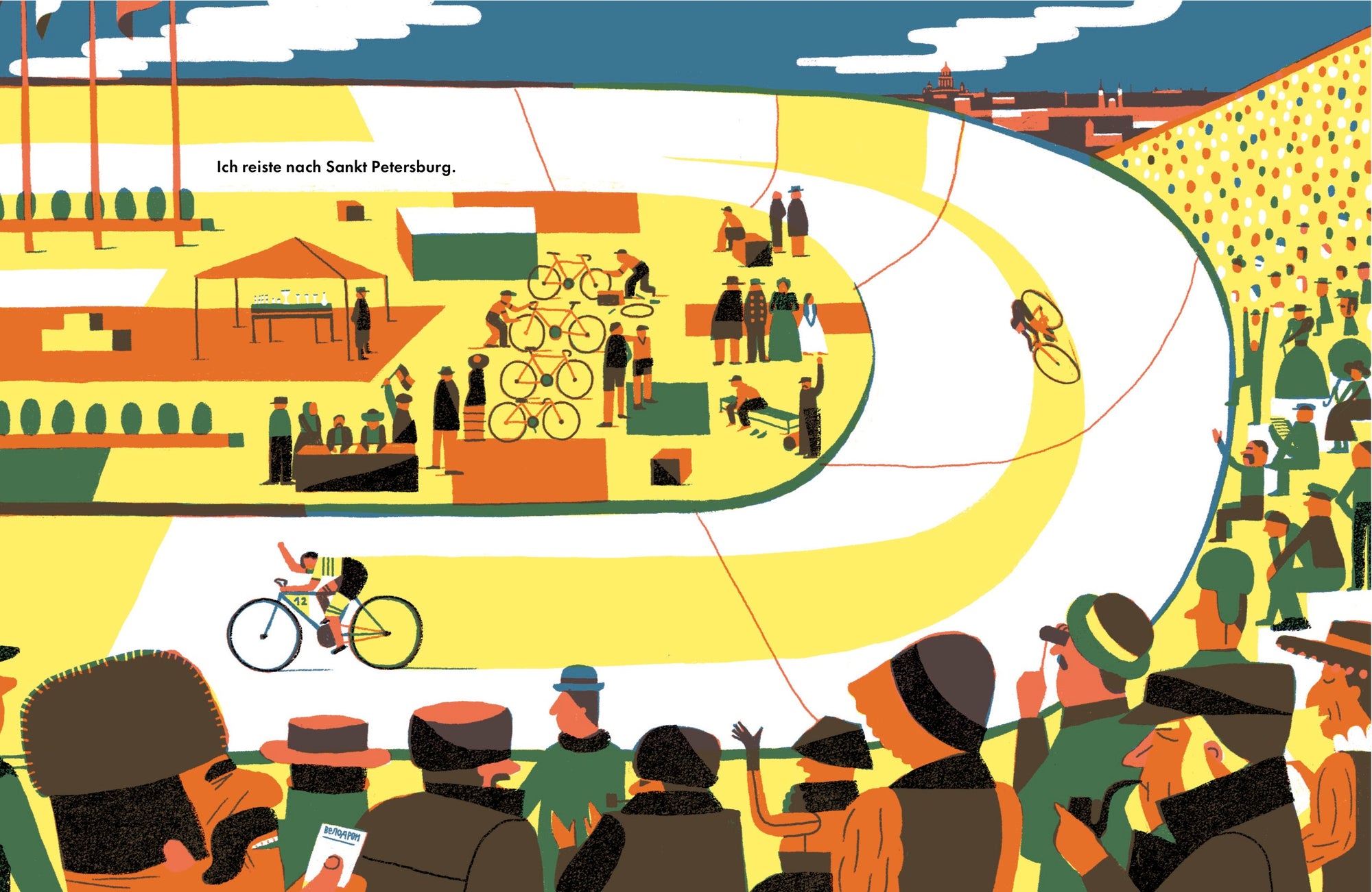 Alfonsina Strada reiste nach Sankt Petersburg