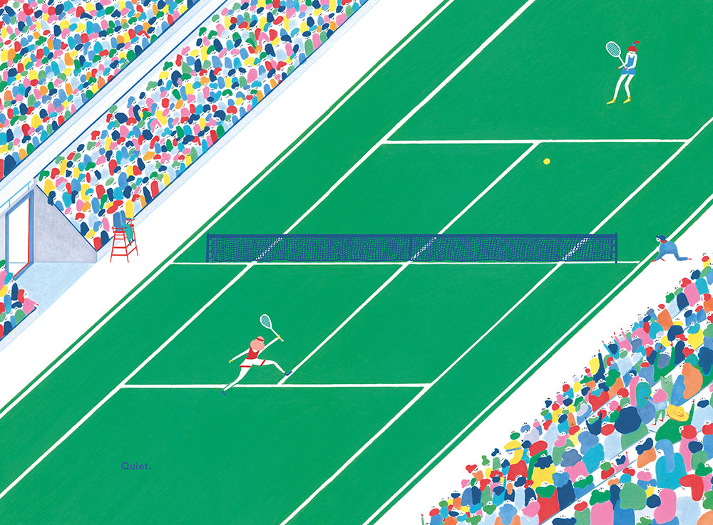 Playing Tennis beyond the horizon