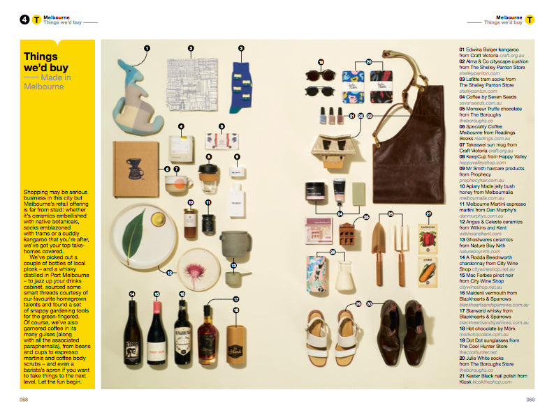 Things to buy in Melbourne with The Monocle Travel Guide