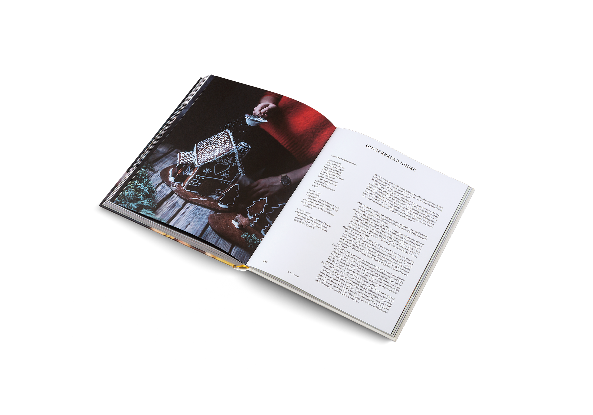 Nora Eisermann and Laura Muthesius try there best to make December a month to reflect, find a slower rhythm, and devote time to extra-special projects—and what could be more fitting for the season than a vegan and gluten-free gingerbread house? Find out more about this recipe in A Year With Our Food Stories.