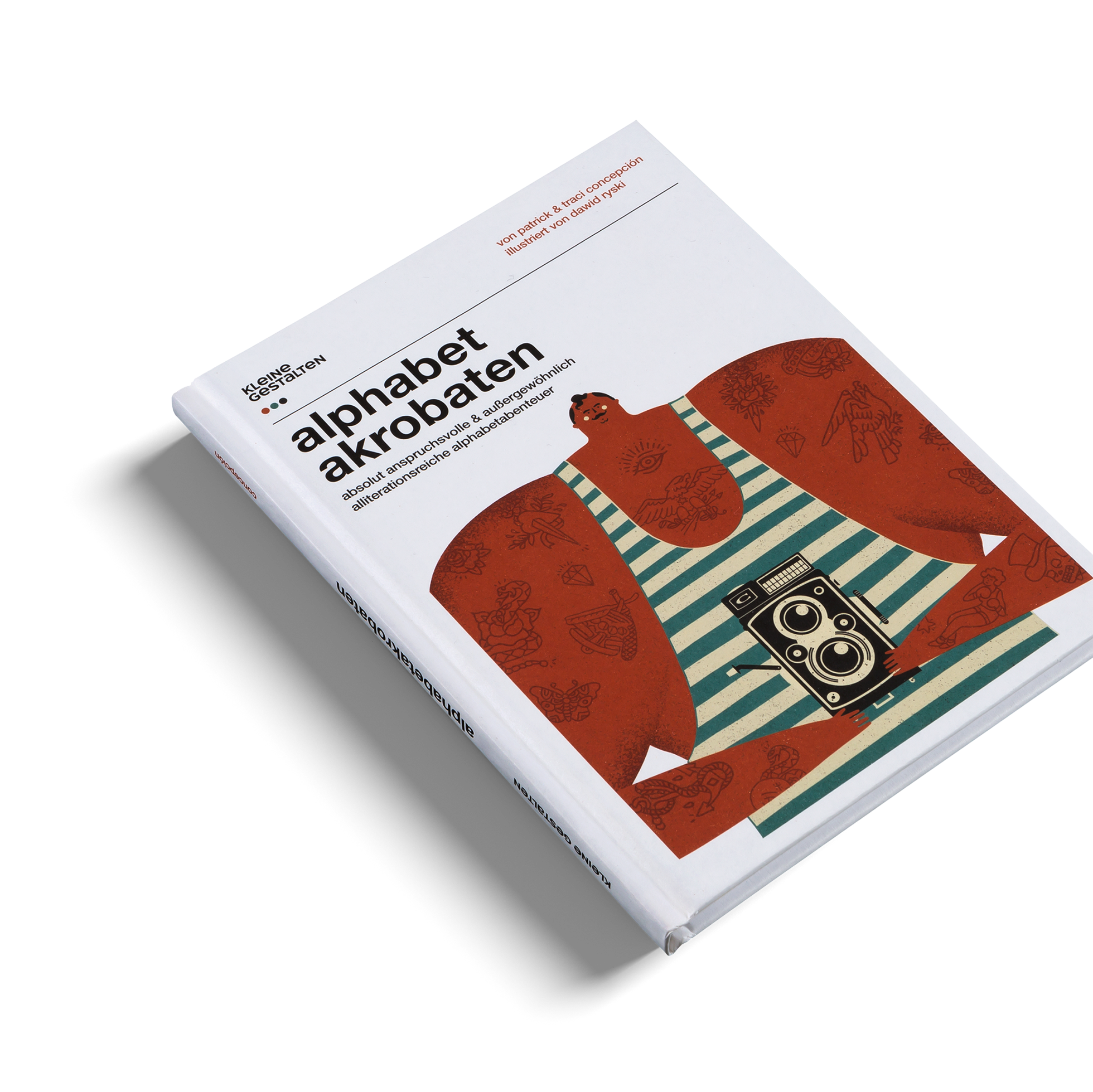 Alphabetakrobaten die Fibel von Kleine Gestalten illustriert von Dawid Ryski und Patrick und Traci Concepción