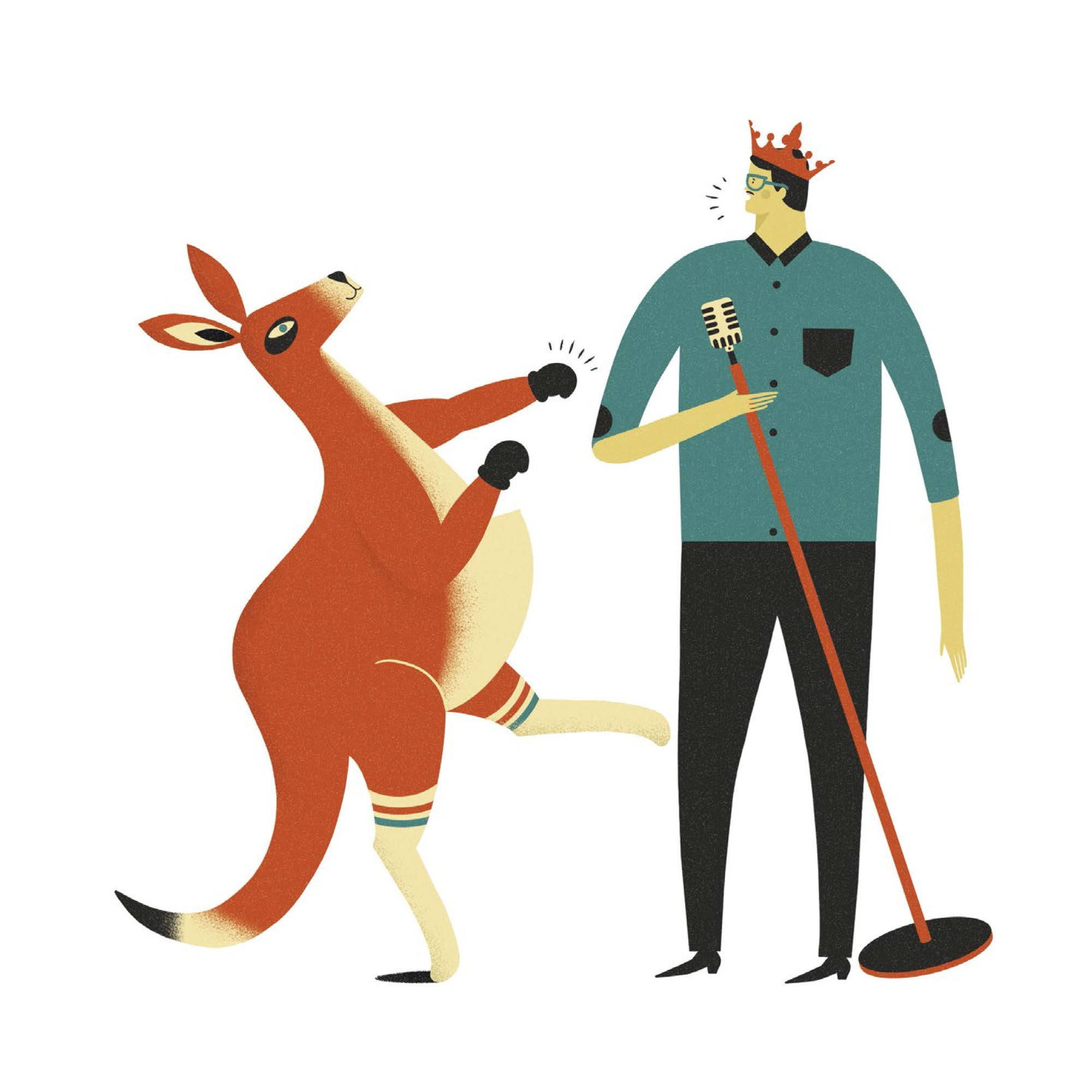 Illustration von Dawid Ryski im ABC-Buch Alphabetakrobaten