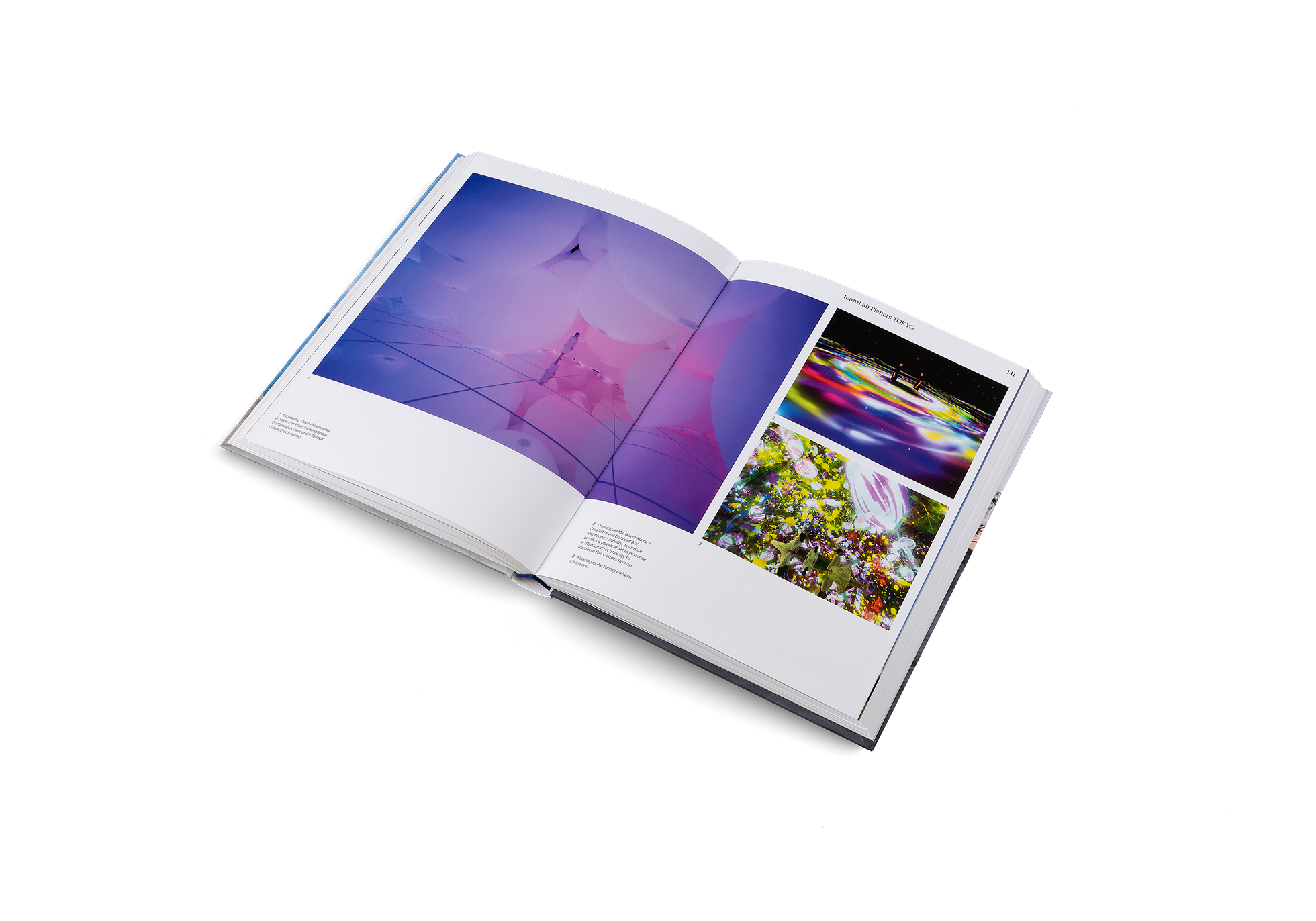 teamLab Planets is a museum with 4 vast exhibition spaces. It is featured in Art Escapes by gestalten.