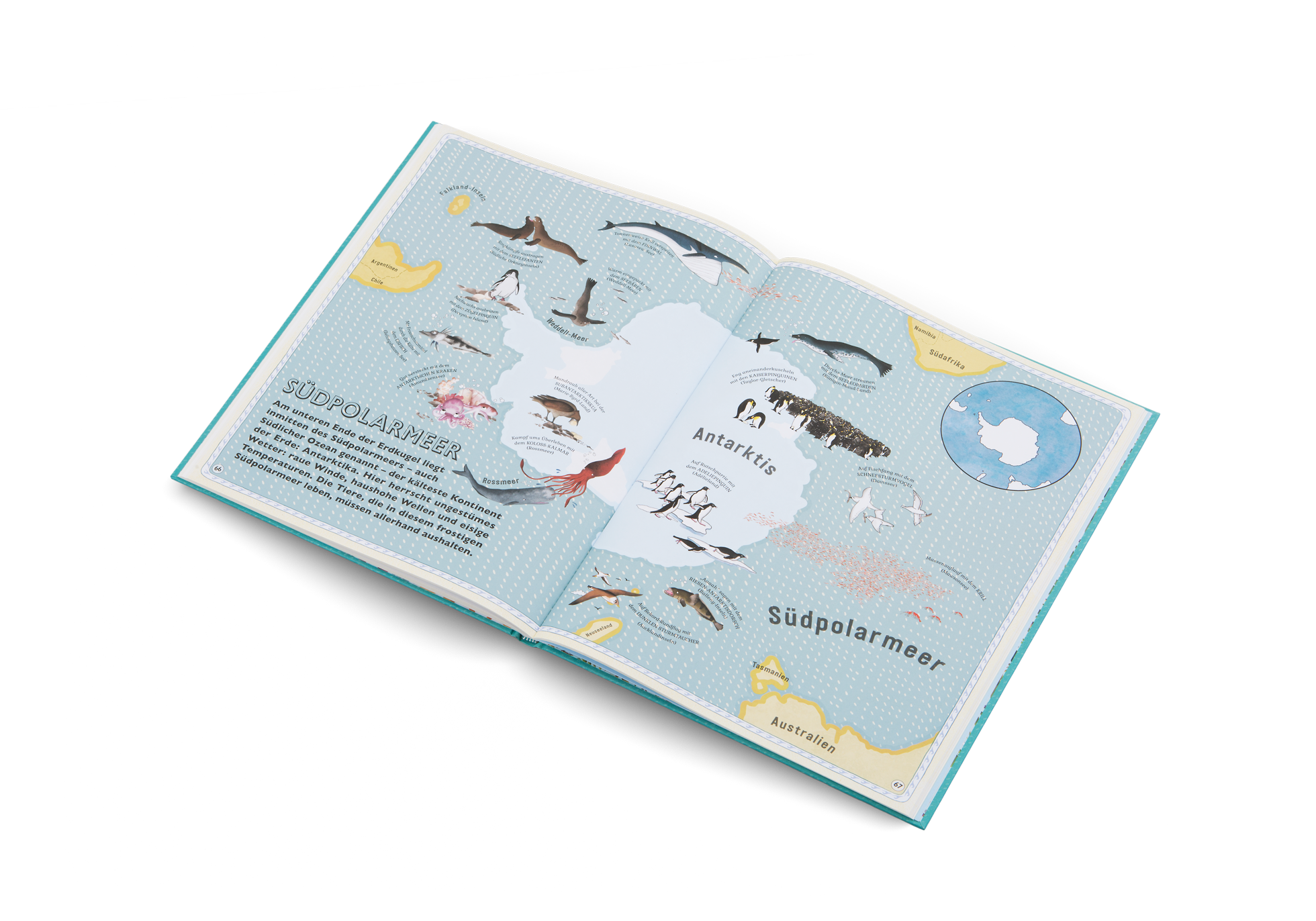 Südpolarmeer im Atlas der Ozeane