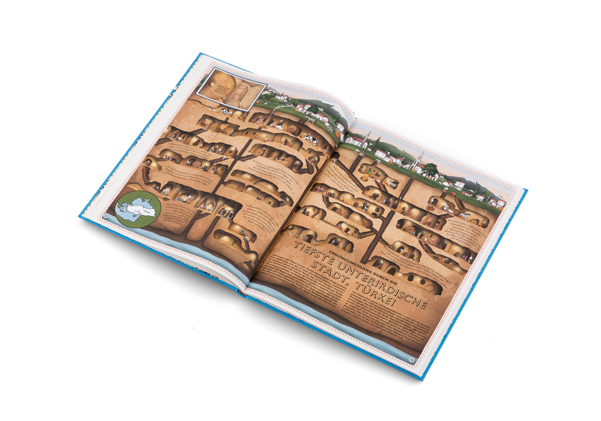 Erkundungsgang durch die tiefste unterirdische Stadt im Atlas der Superlative von Kleine Gestalten