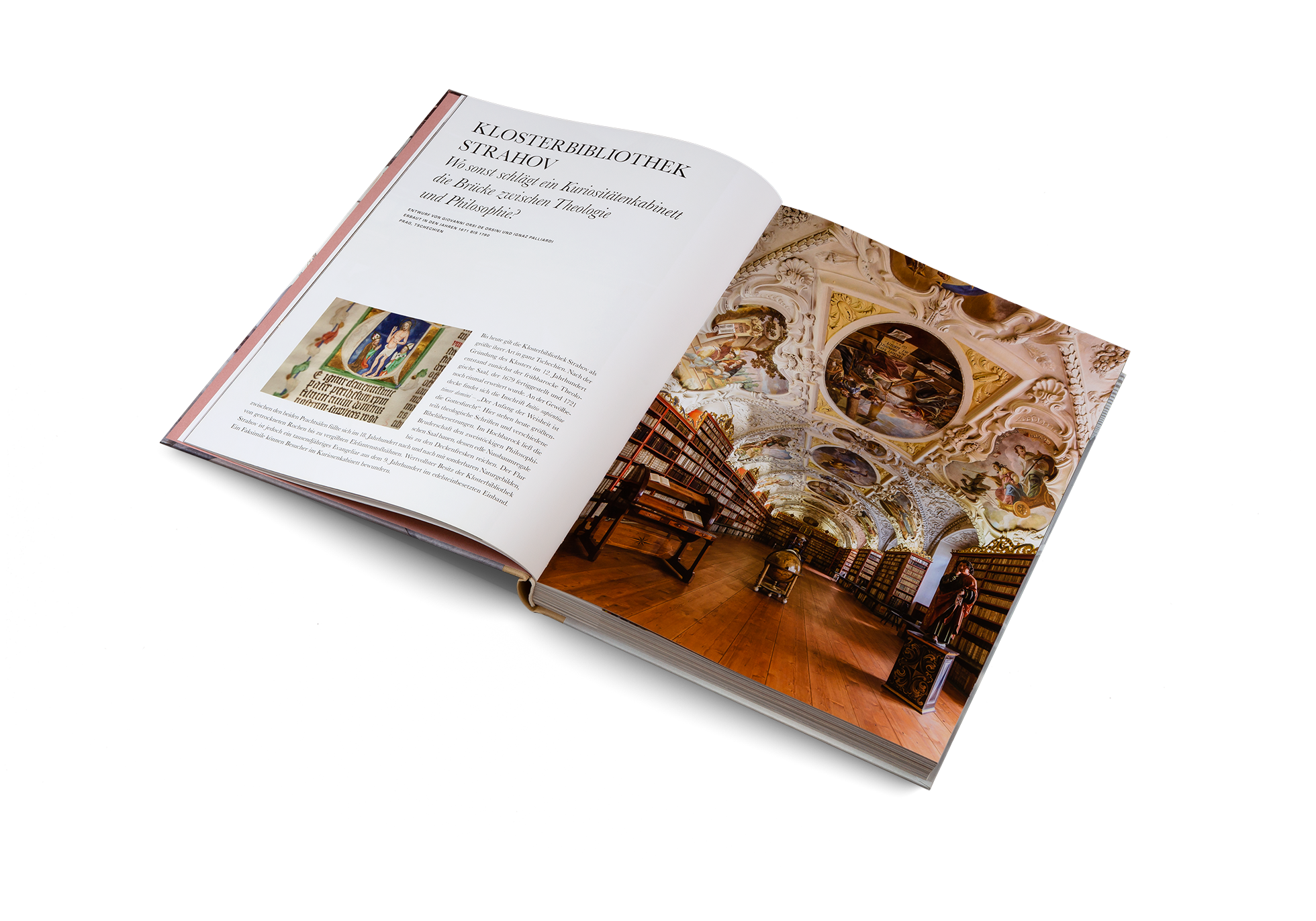 Bis heute gilt die Klosterbibliothek Strahov als größte ihrer Art in ganz Tschechien. Nach der Gründung des Klosters im 12. Jahrhundert entstand zunächst der frühbarocke Theologische Saal, der 1679 fertiggestellt und 1721 noch einmal erweitert wurde.. Erfahrt mehr über diese Bibliothek in Büchertempel von gestalten.