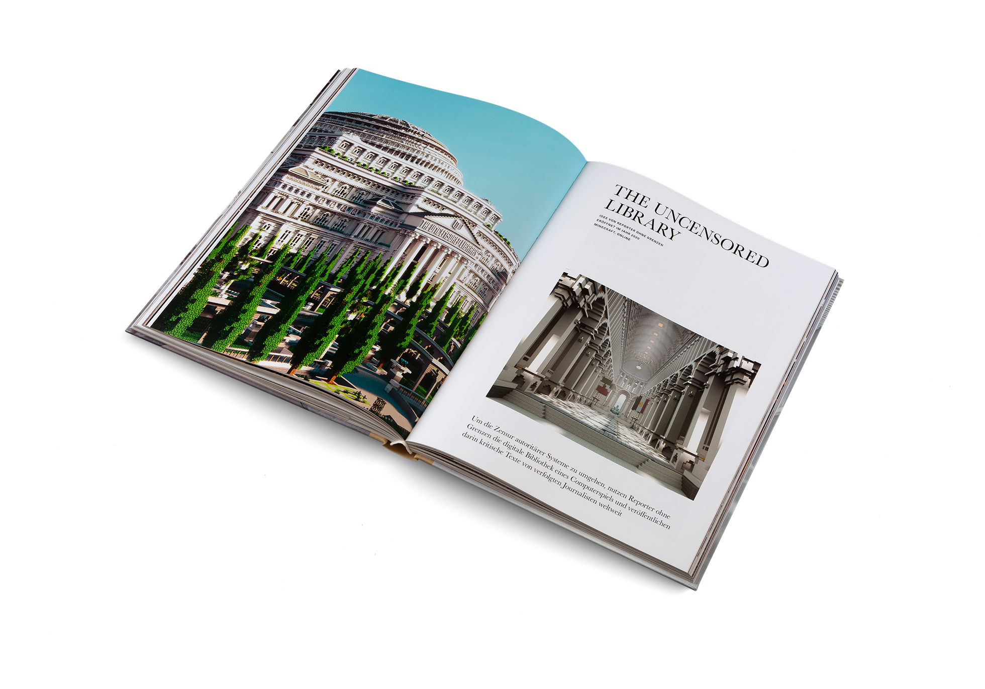 Um die Zensur autoritärer Systeme zu umgehen, nutzen Reporter ohne Grenzen die digitale Bibliothek eines Computerspiels und veröffentlichen darin kritische Texte von verfolgten Journalisten weltweit.  The Uncensored Library ist ein wichtiger Buchtempel.