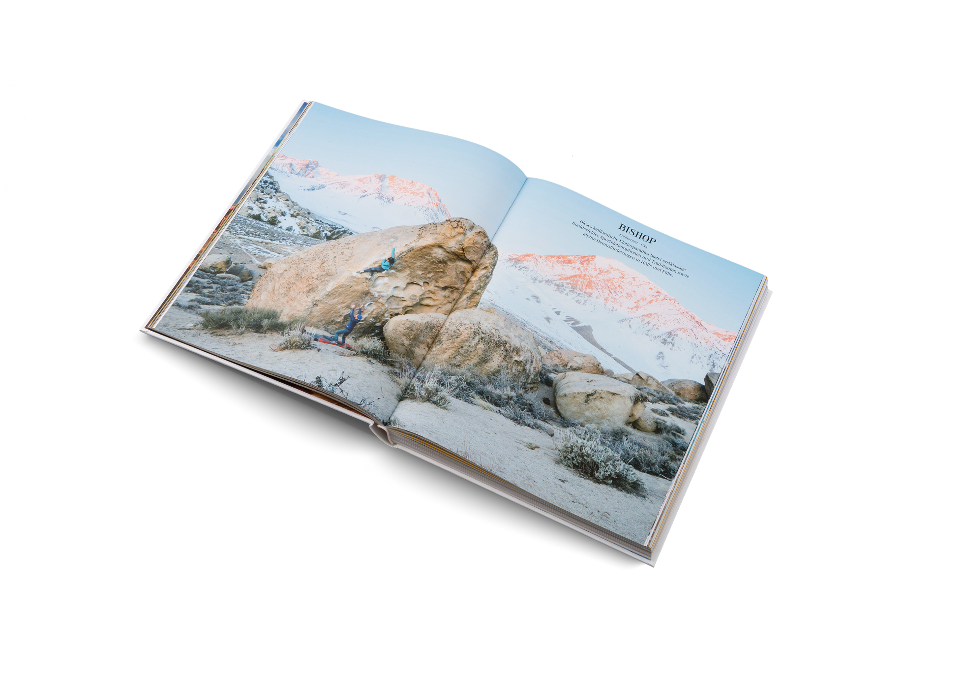 Bishop in Kalifornien ist ein paradies für Kletterer