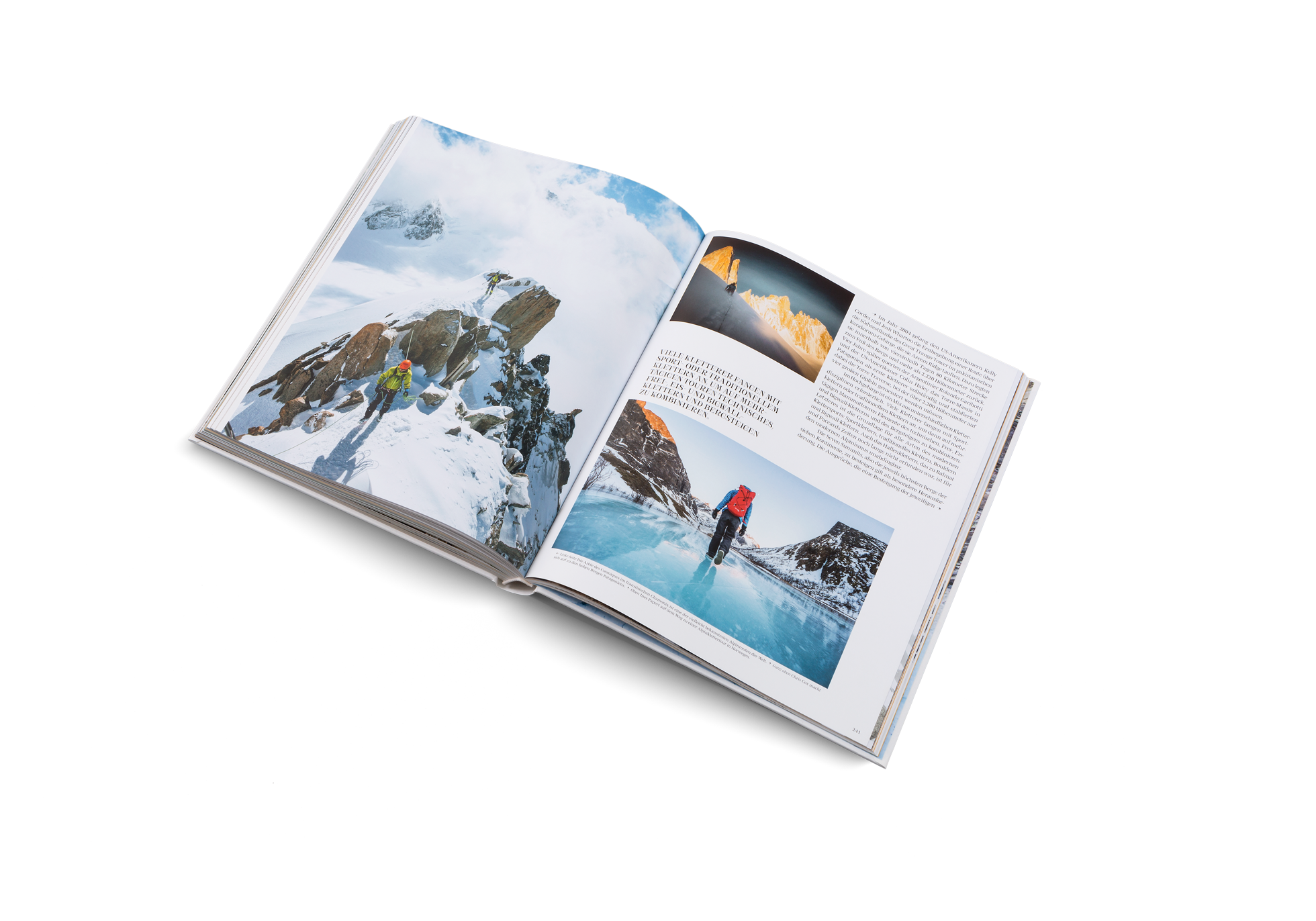 Eiskletterer in Cliffhanger