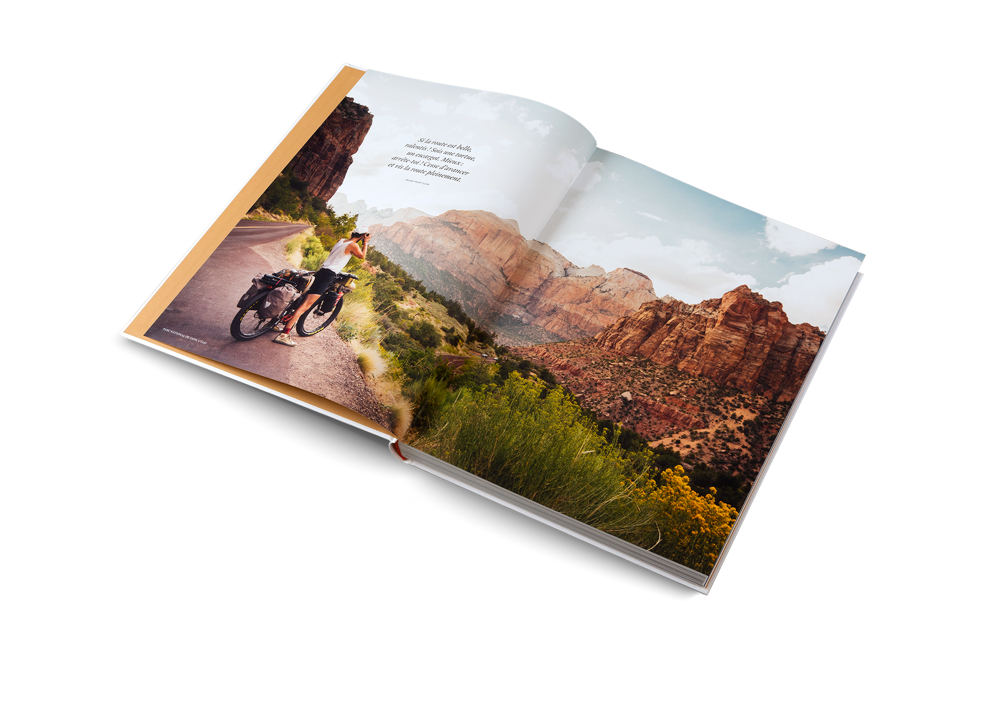 Martijn Doolaard  durant son aventure de Vancouver à la Patagonie qu'il raconte dans Deux ans à vélo, un livre publié par gestalten.