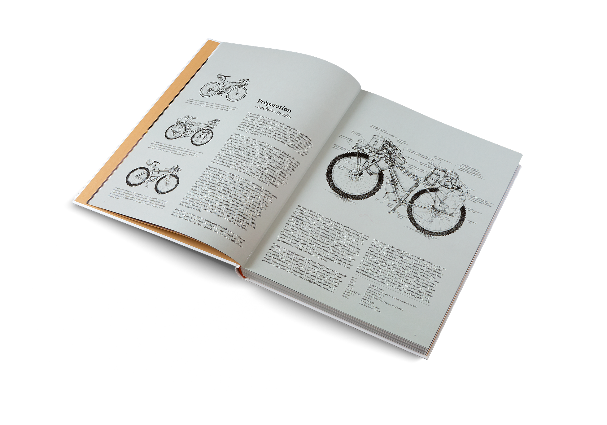 Il va sans dire que le choix du vélo mérite une réflexion approfondie. Martijn Doolaard a rencontré des dizaines de cyclovoyageurs des quatre coins du monde, et chacun procède différemment. Mieux vaut ne pas s’enferrer à chercher la configuration « parfaite ». Préparez votre voyage à vélo avec  Martijn Doolaard 