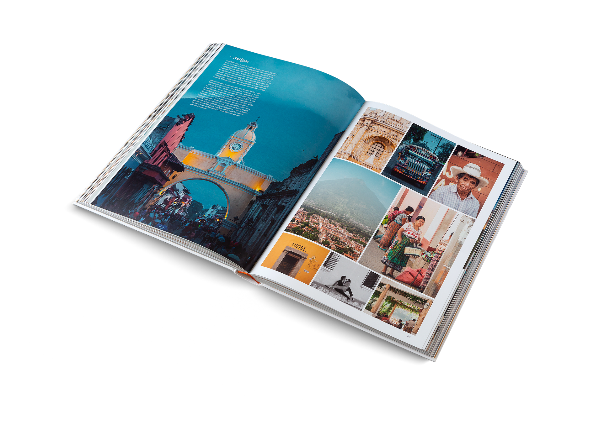 Capitale historique et cœur du Guatemala, Antigua est soumise depuis des siècles aux forces des éruptions volcaniques et des séismes. Son architecture baroque espagnole est omniprésente, à tel point que chaque coin de rue semble abriter une église d’une époque révolue.  Partez à l'aventure avec Martijn Doolaard dans Deux ans à vélo, publié par gestalten.