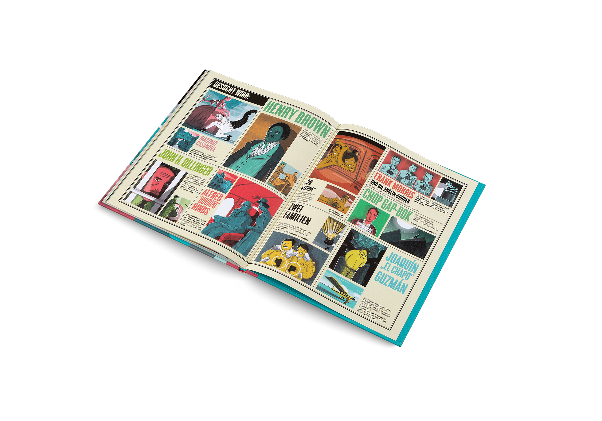 Viele von diesen Ausbrechern werden noch gesucht. Entdeckt mehr von diesen Fluchtgeschichten in Die Ausbrecher von Kleine Gestalten.