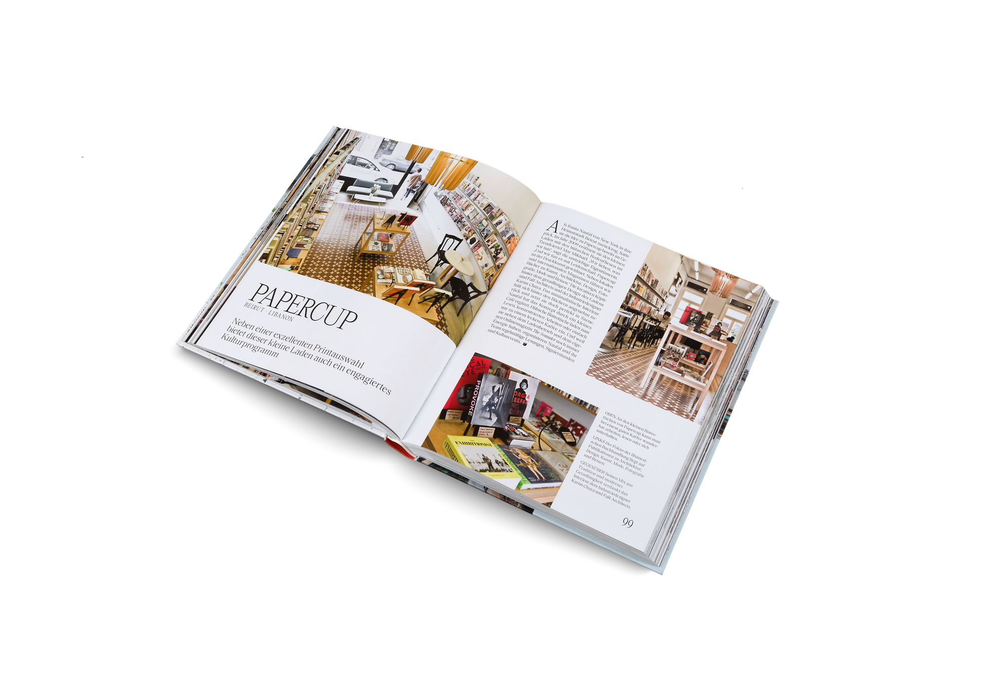 Papercut Buchhandlung in Beirut Libanon