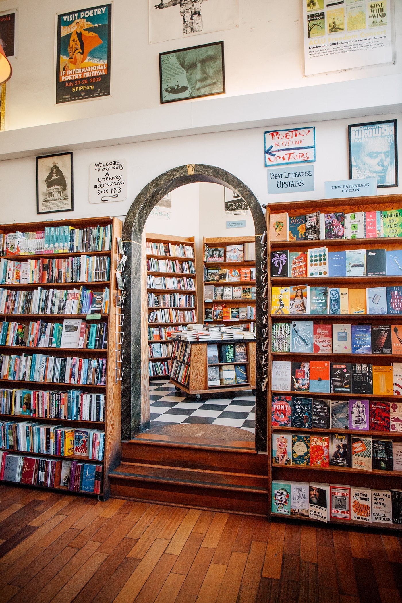 Bücher in einer Buchhandlung