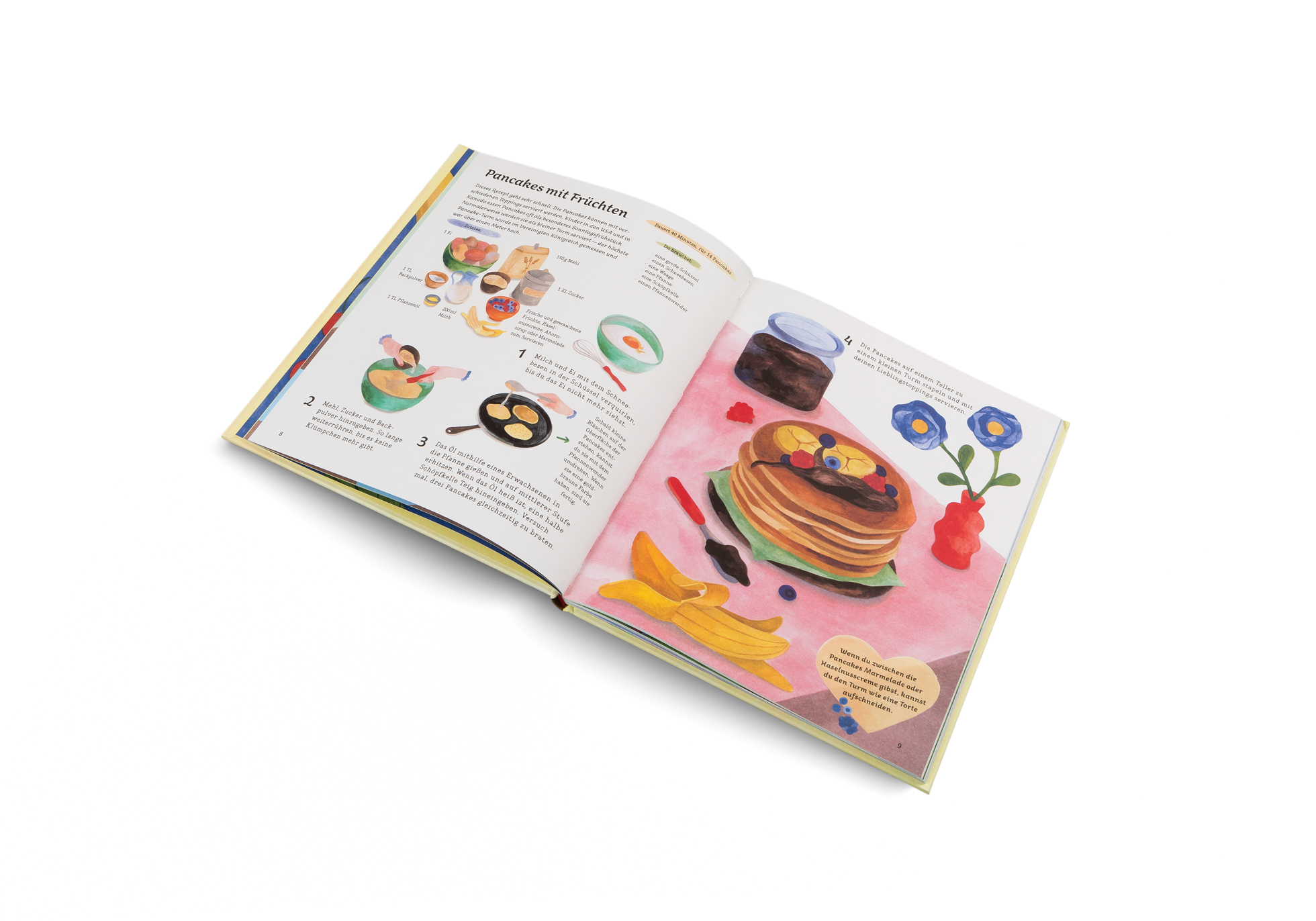 Pancakes mit Früchten mit Einfach Lecker von Kleine Gestalten