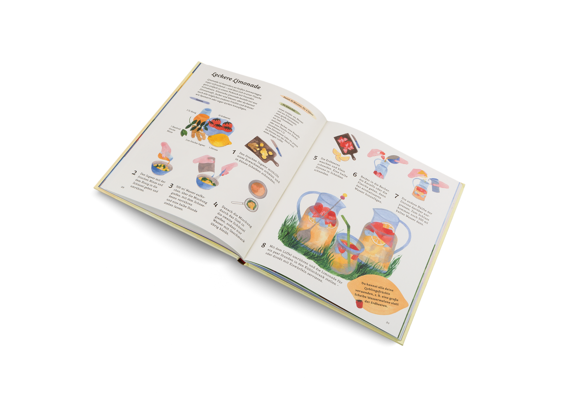 Leckere Limonade mit Einfach Lecker von Kleine Gestalten