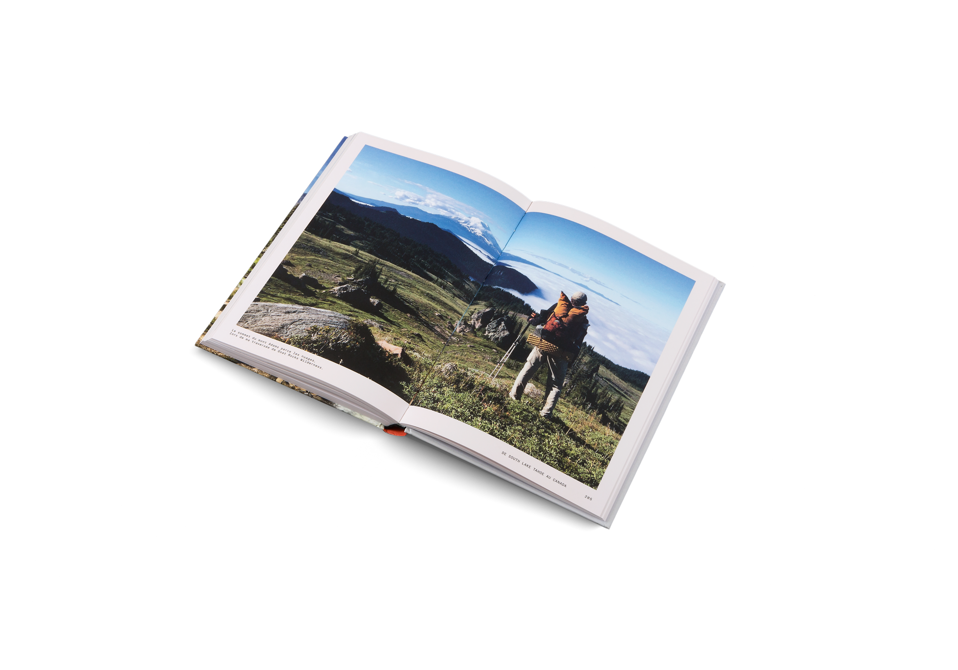 Paysage du Pacific Crest Trail avec Tim Voors dans En Solitaire