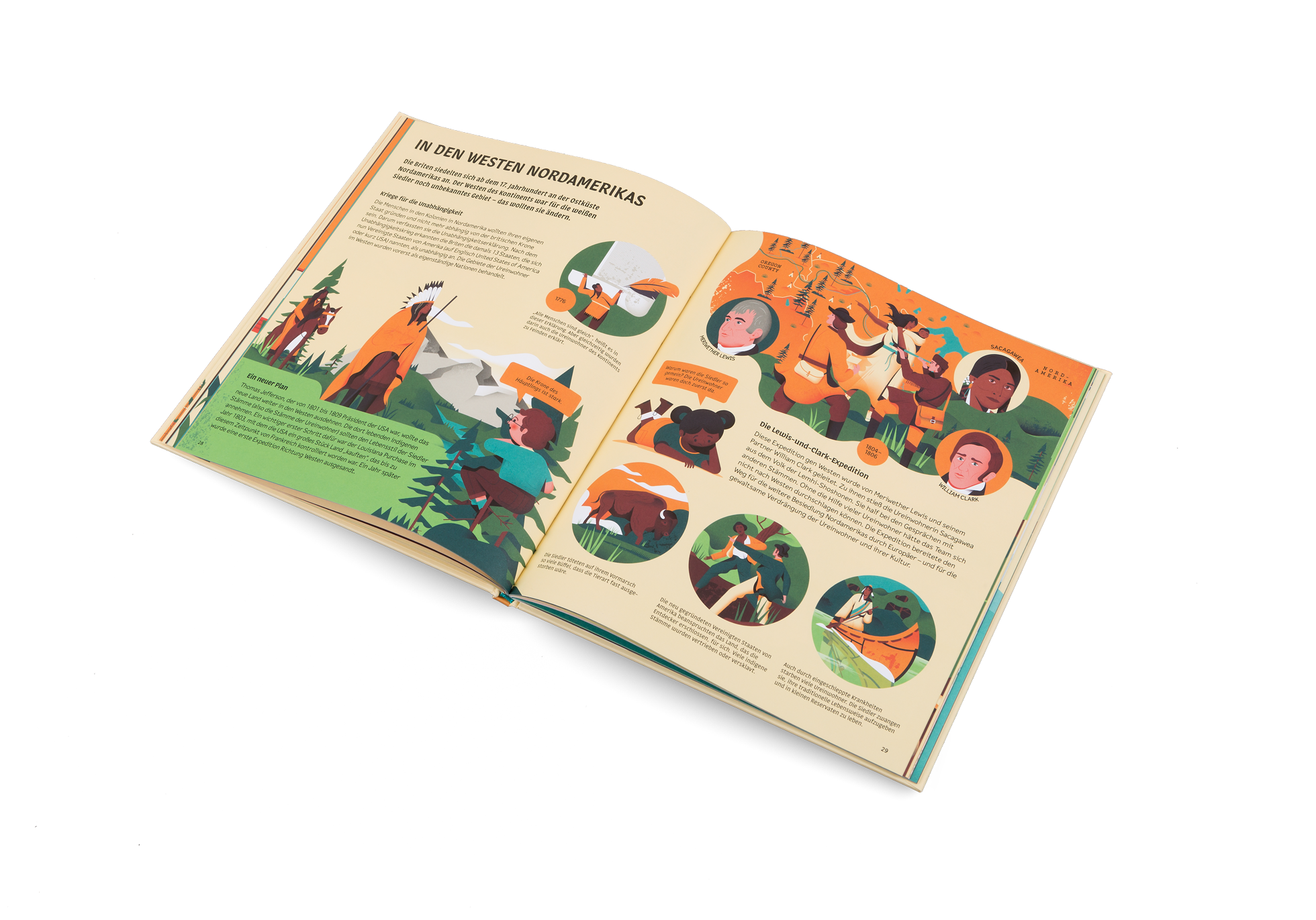 In den Westen Nordamerikas in Entdecke die Welt von Kleine Gestalten