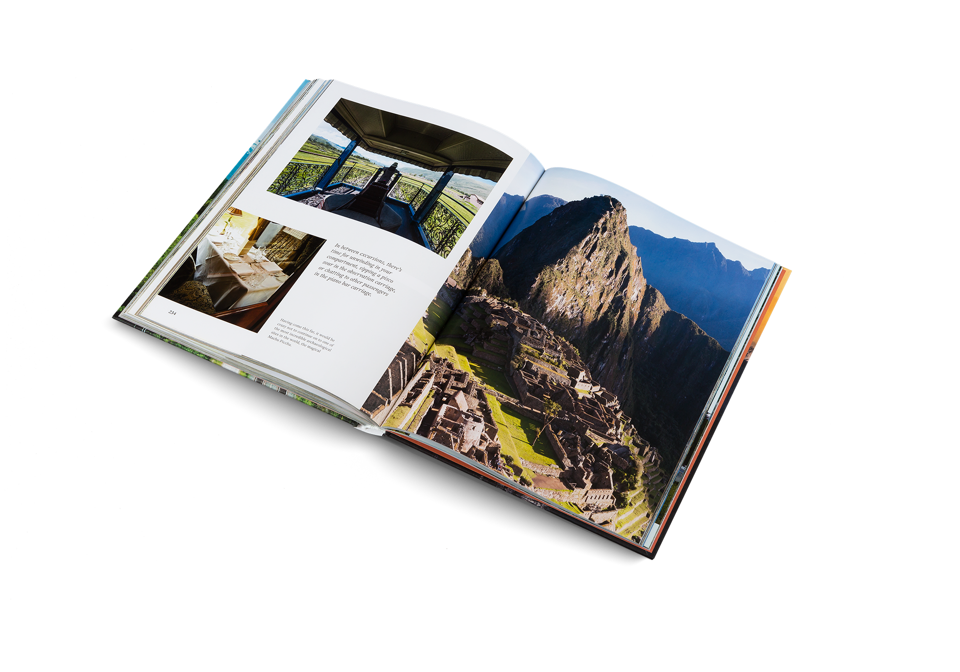 In between excursions, there’s time for unwinding in your compartment, sipping a pisco sour in the observation carriage, or chatting to other passengers in the piano bar carriage.