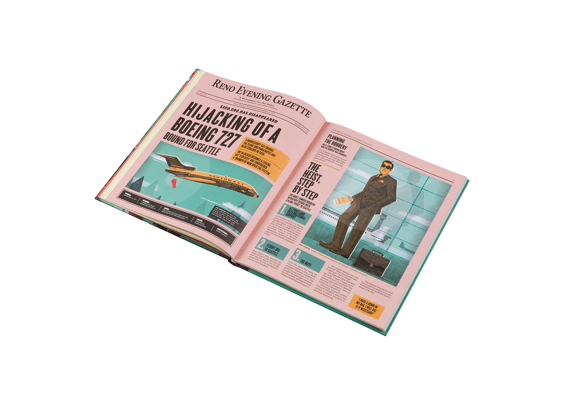 Famous Robberies tells everything about this unexpected hijacking of a Boeing 727.