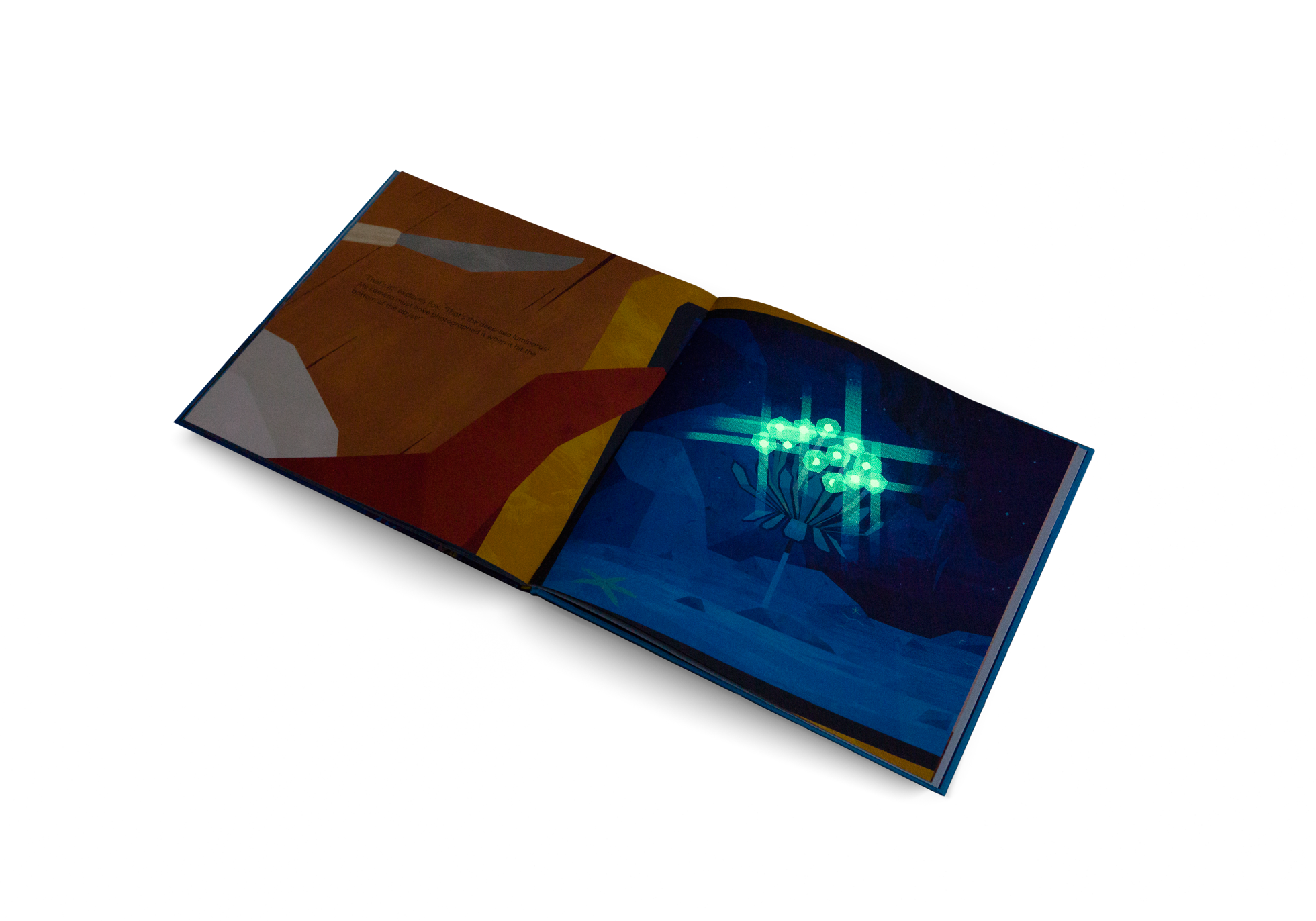 A photo of the deep-sea luminarus in Fox and the Deep Sea Quest