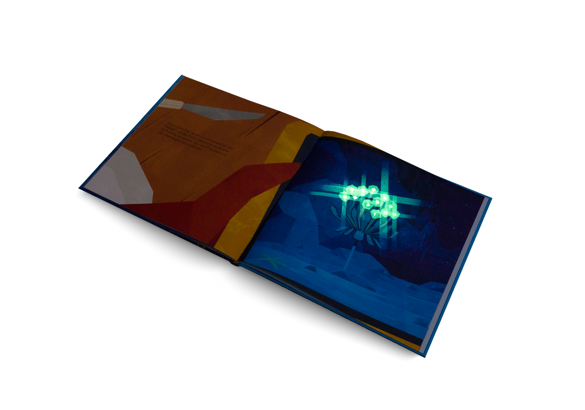 Ein Foto von der Glimmeranemone der Tiefsee in Fuchs auf Mission in der Tiefsee