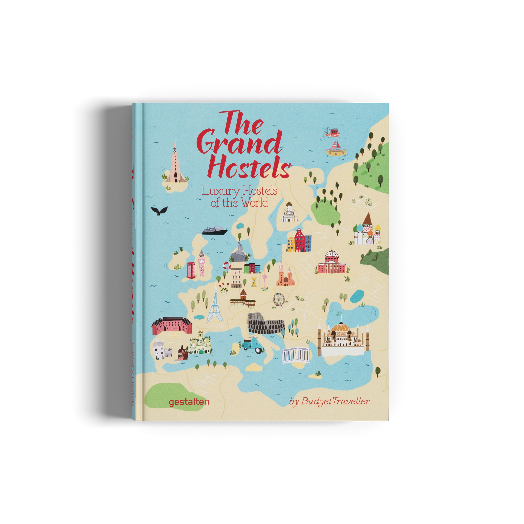 GrandHostels BudgetTraveller Luxury Hostels book gestalten hostels travel cover