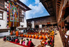 Zeremonie zum Weltglückstag im Mongar Dzong, das nur 2 Autostunden des Trashigang Dzong liegt.