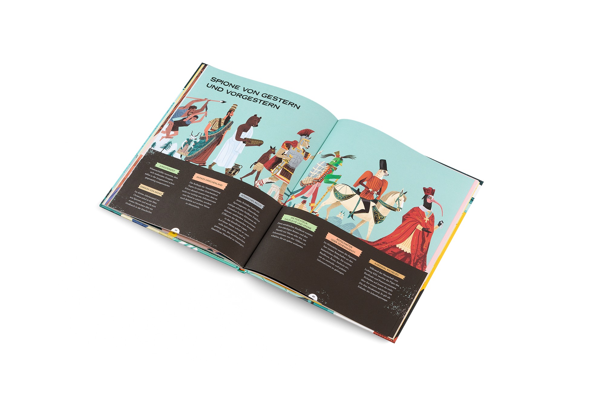 Spione von Gestern und Vorgestern in Handbuch für junge Spione  von Kleine Gestalten,