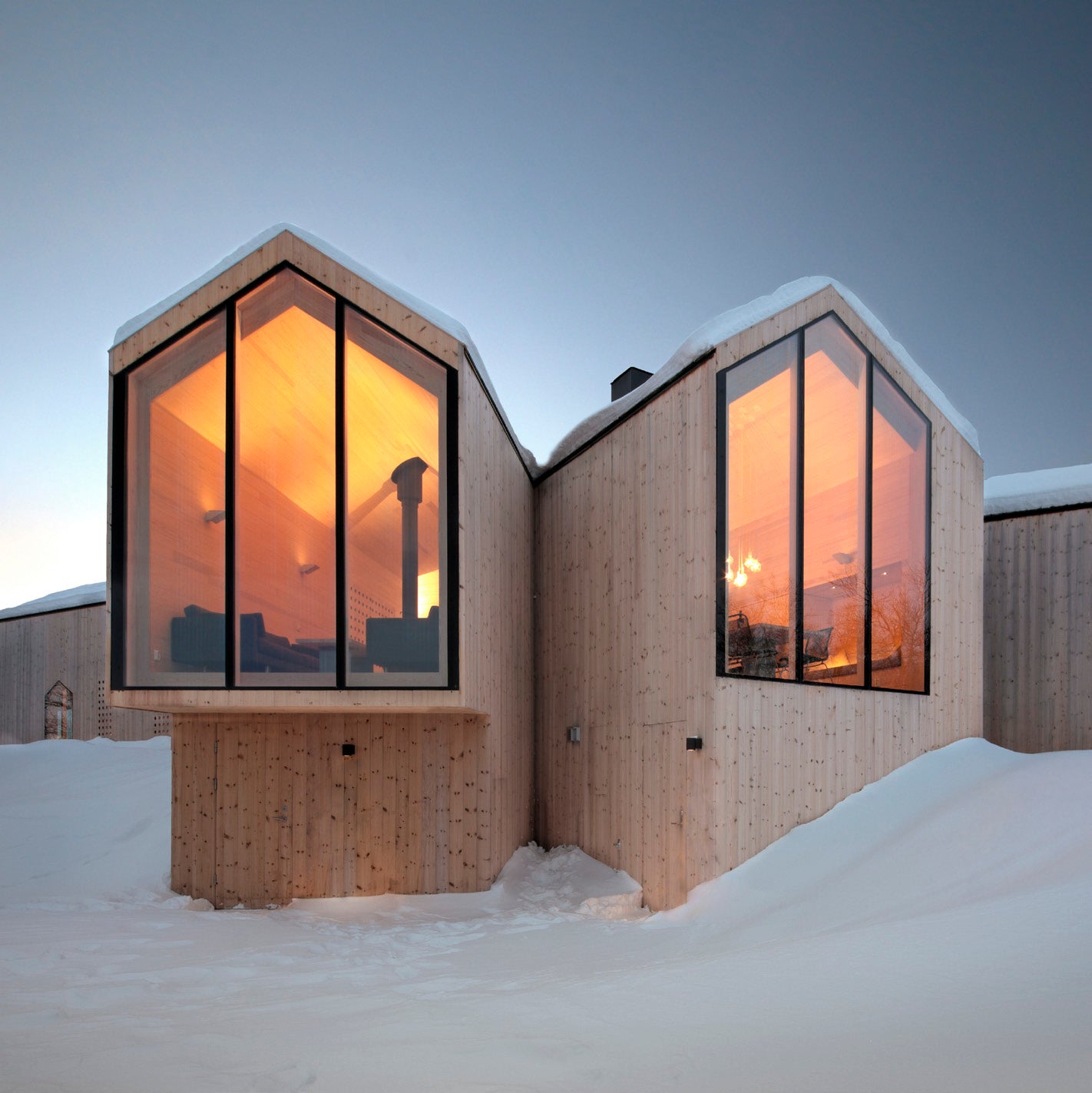 View of a modern cabin